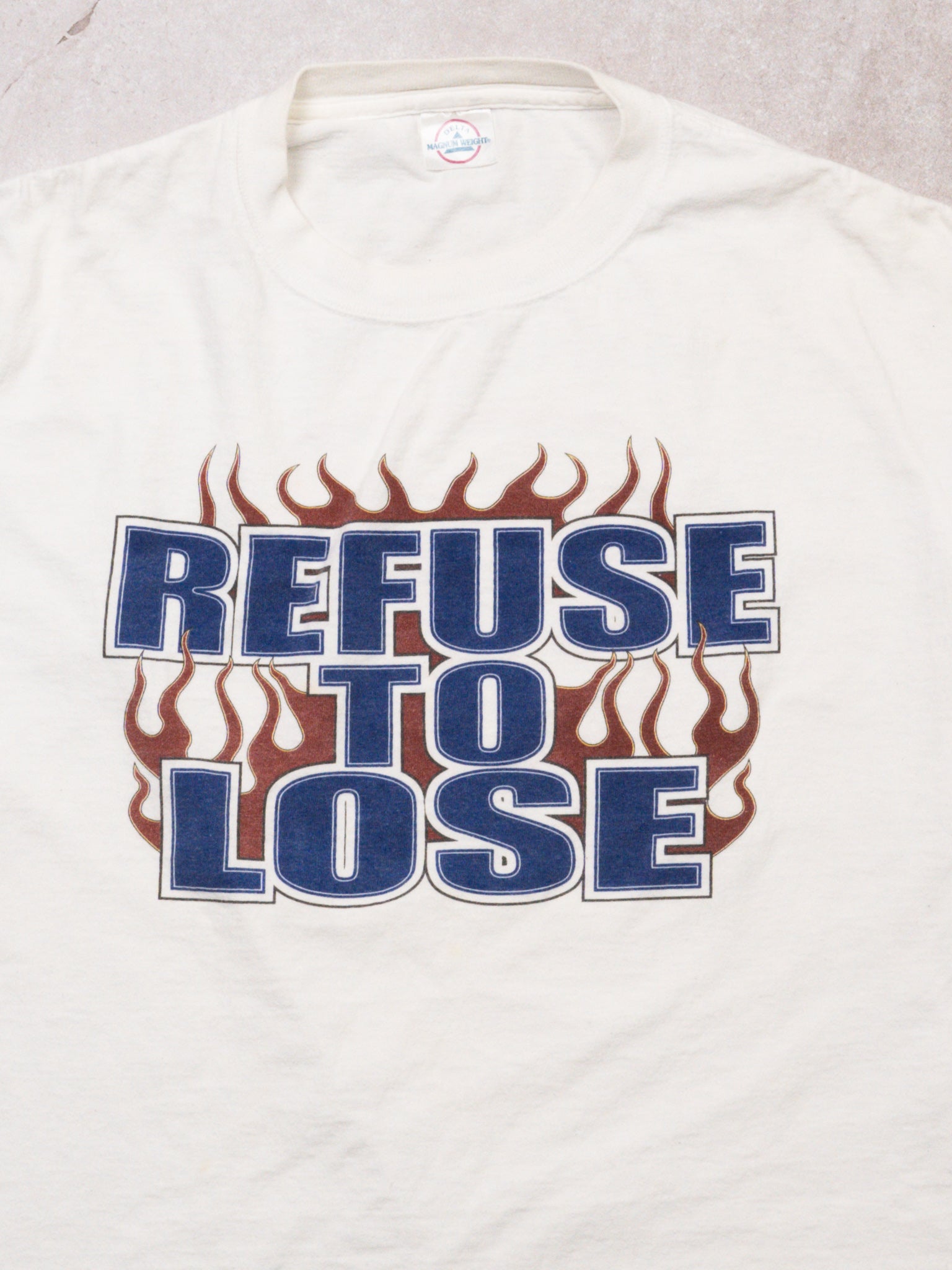 Vintage White Dodge 'Refuse to Lose' Tee (M)