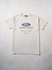 Vintage 01' Grey Ford Racing 100 Years Anniversary Tee (M)