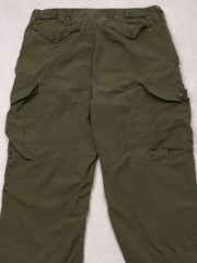 Vintage Green Army Cargo Combat Pants (34 x 30)