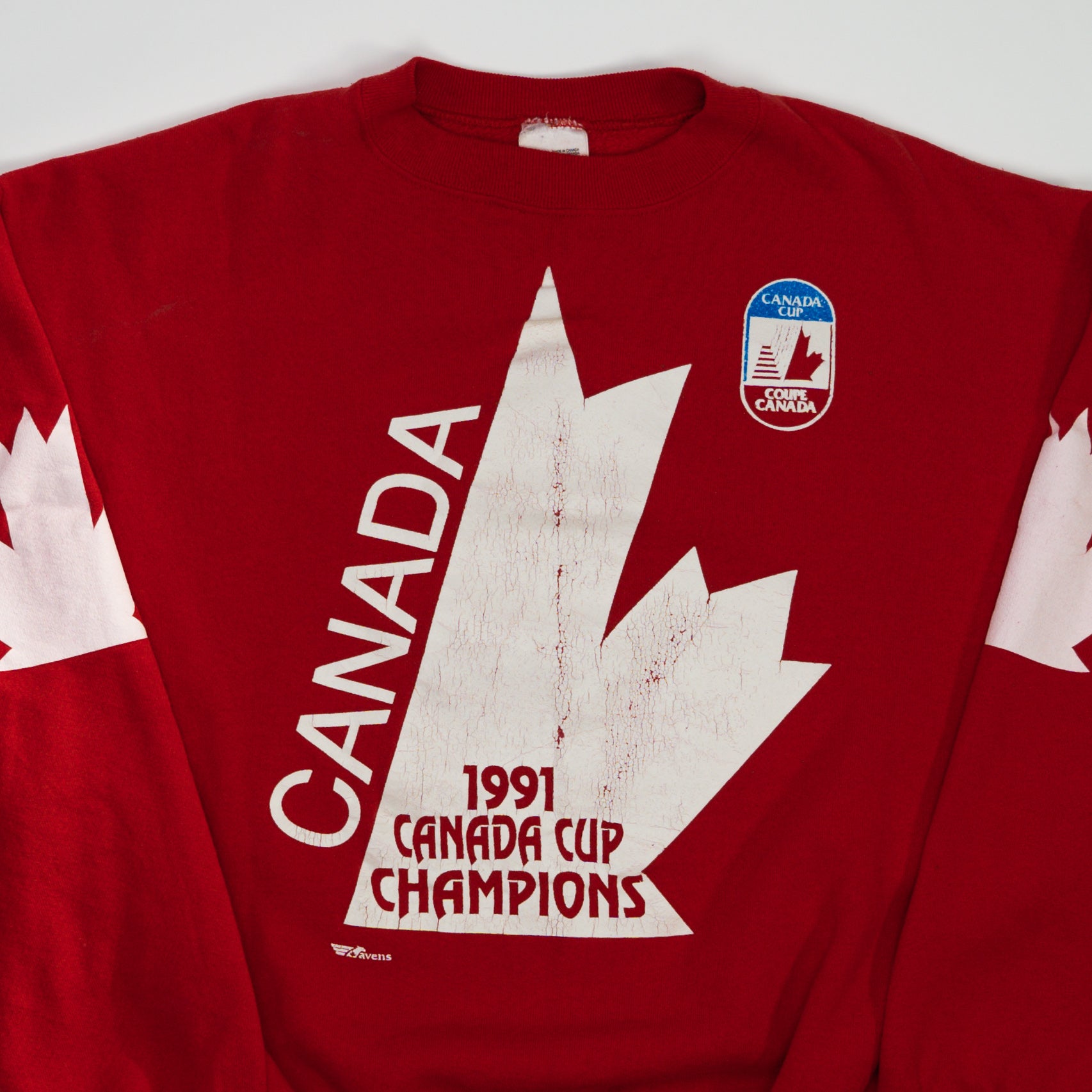 Vintage 1991 Team Canada Hockey Cup Champions Crewneck (L)