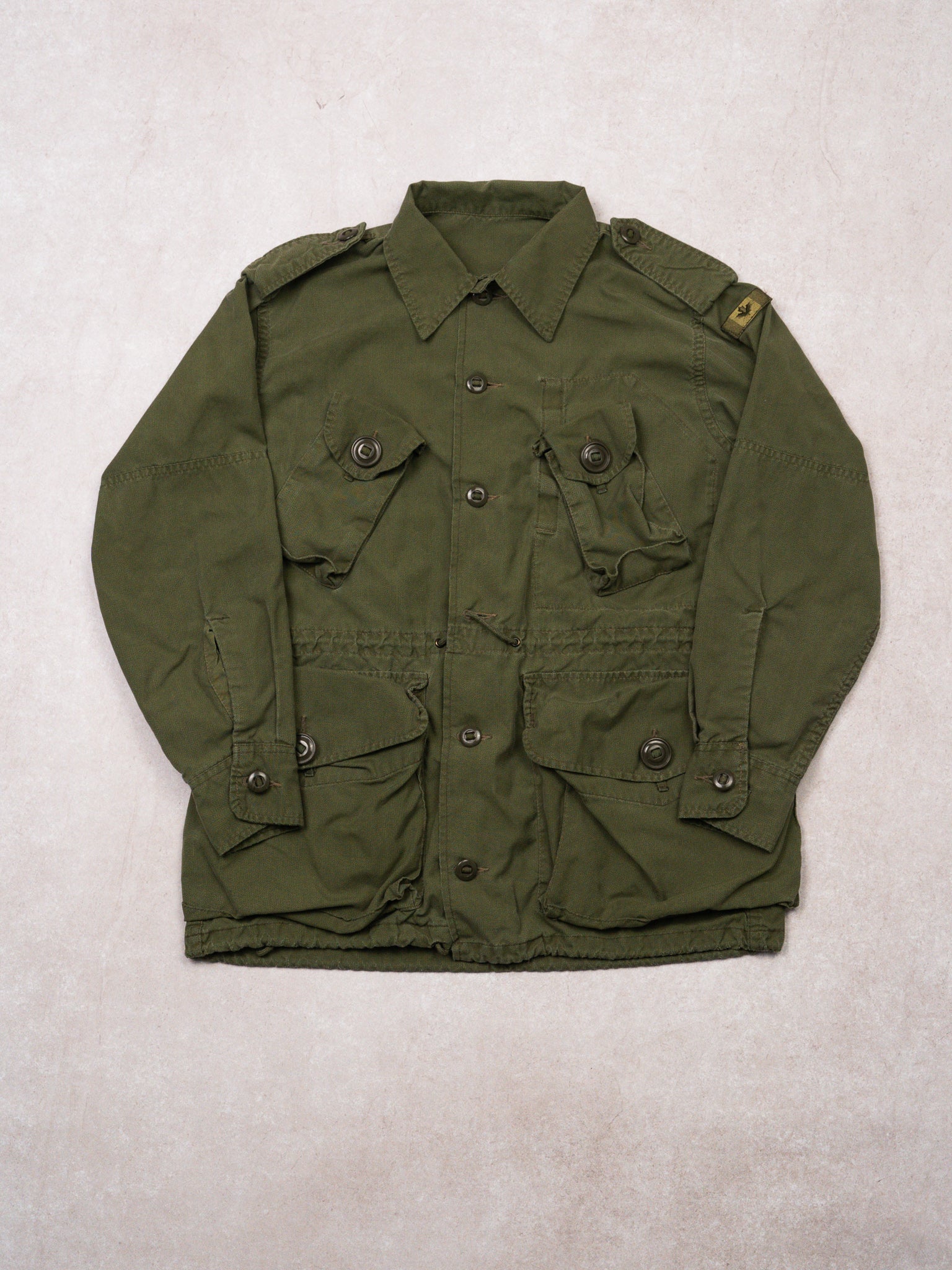 Vintage 80s Green Canadian Army Field Jacket (S)