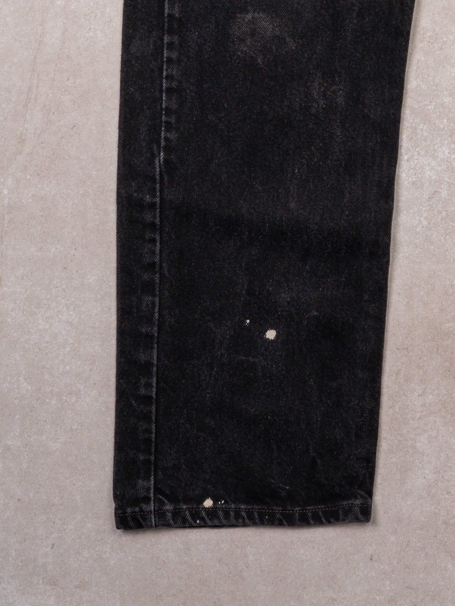 Vintage Black Regular Fit Levi Jeans (30 x 30)