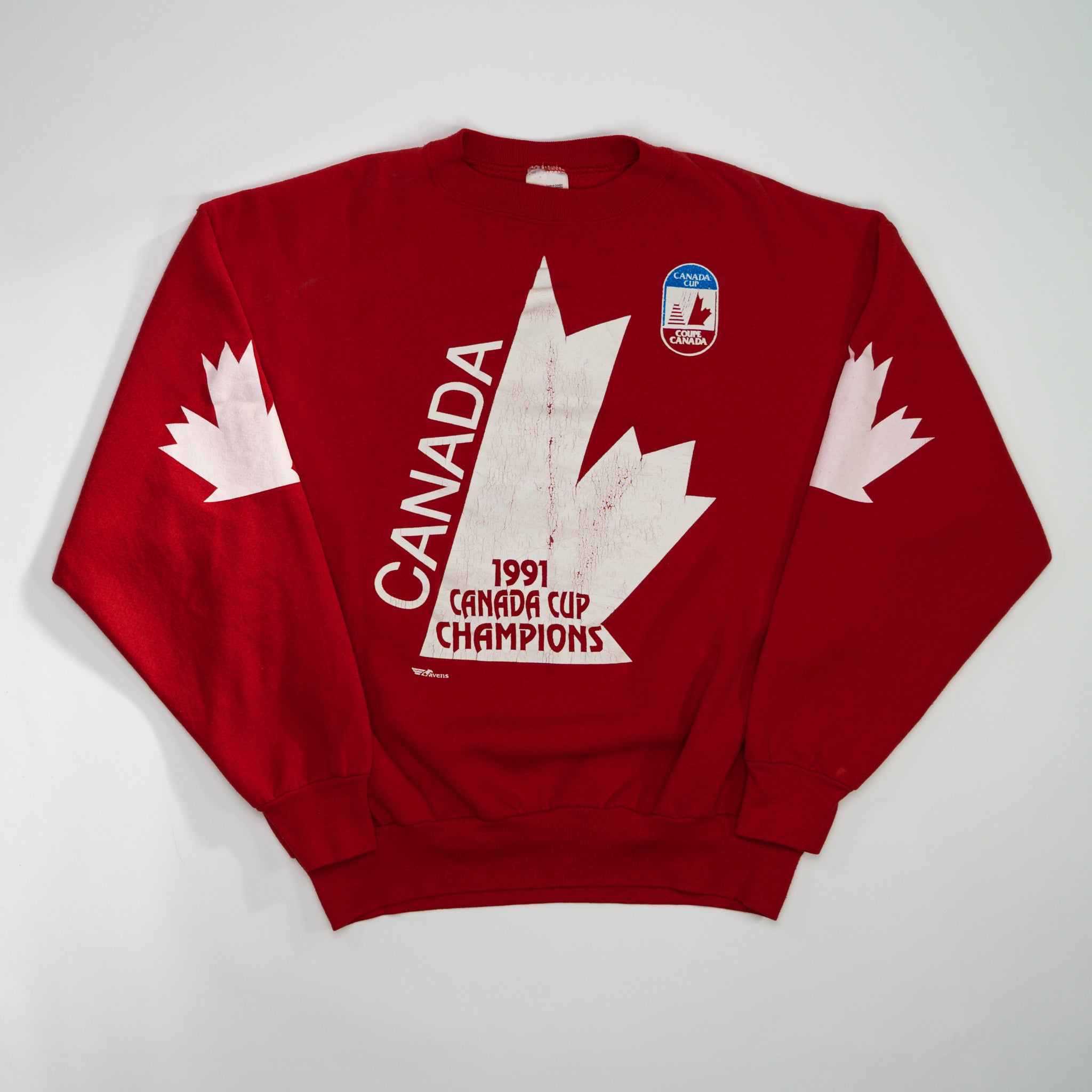 Vintage 1991 Team Canada Hockey Cup Champions Crewneck (L)