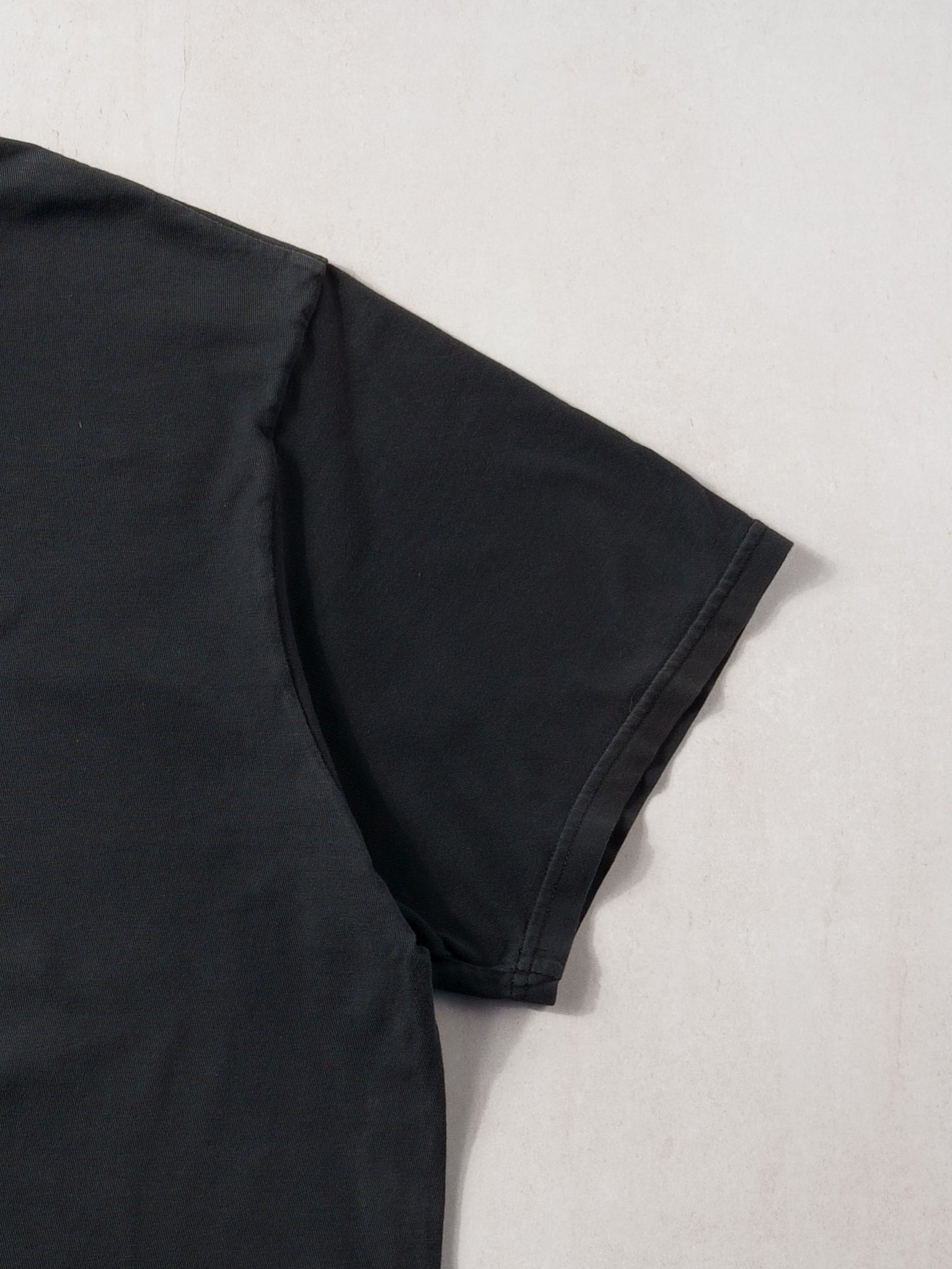 Vintage Y2K Washed Black Nike Emblem Tee (L)