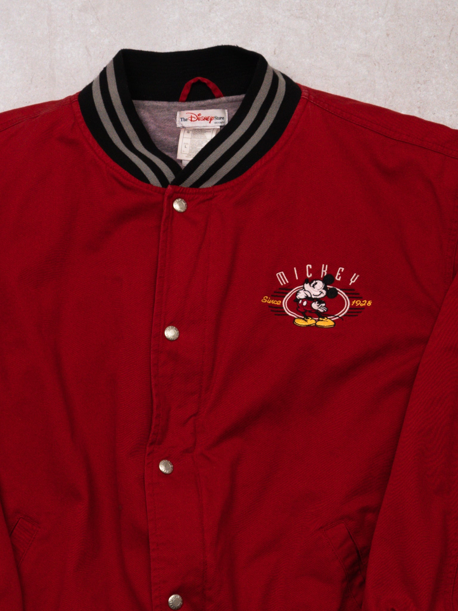 Vintage Red Mickey Mouse Original Varsity Jacket 2.0 (L)