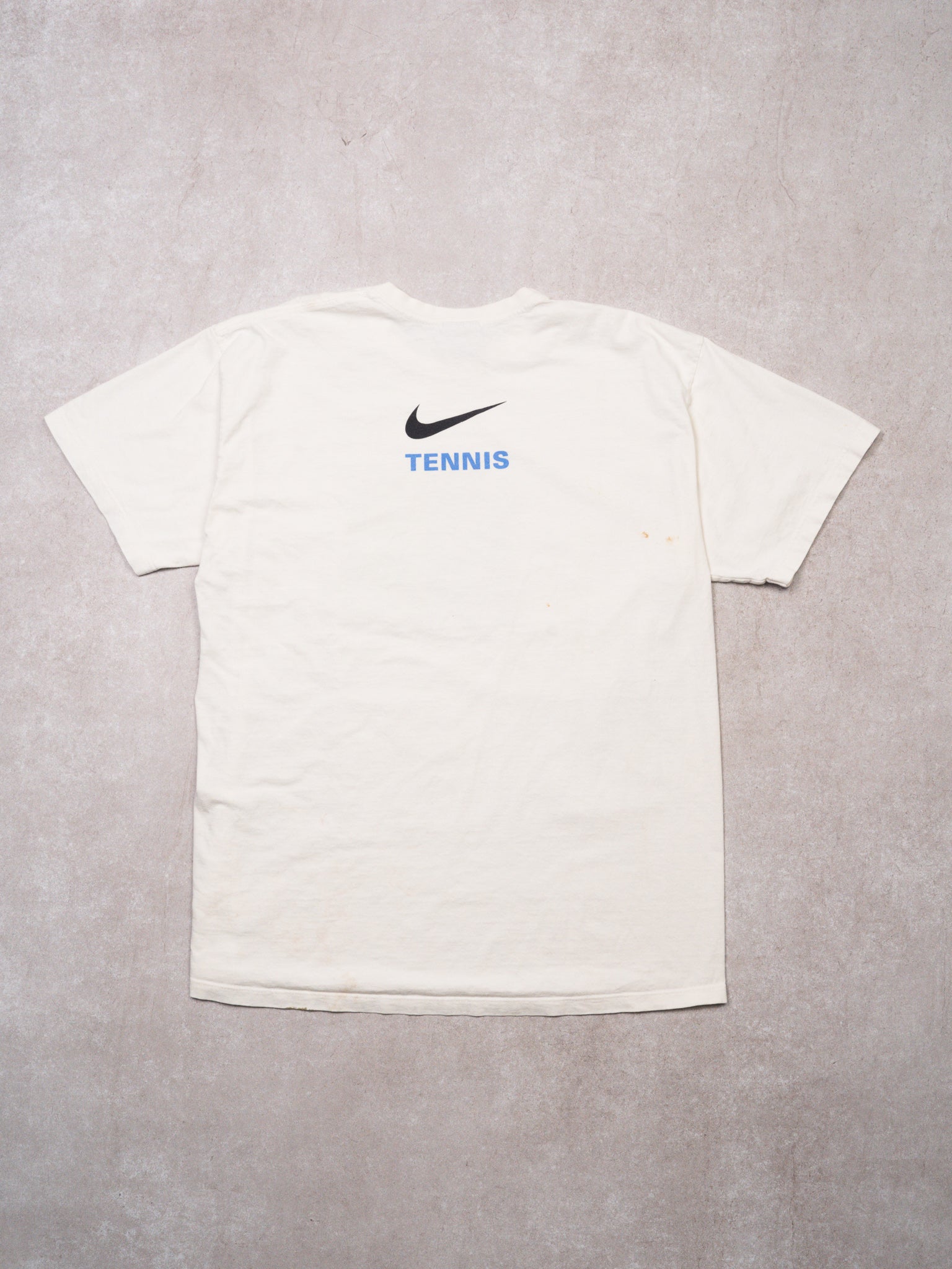 Vintage 00s White Nike Tennis Camp Tee (M/L)