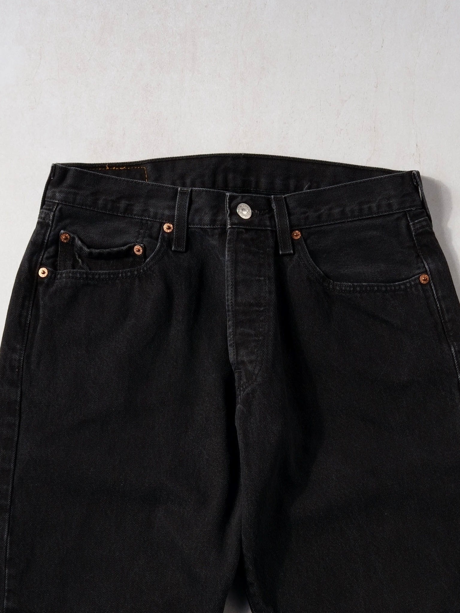 Vintage 90s Black Levi's 501 Denim Jeans (30x29)