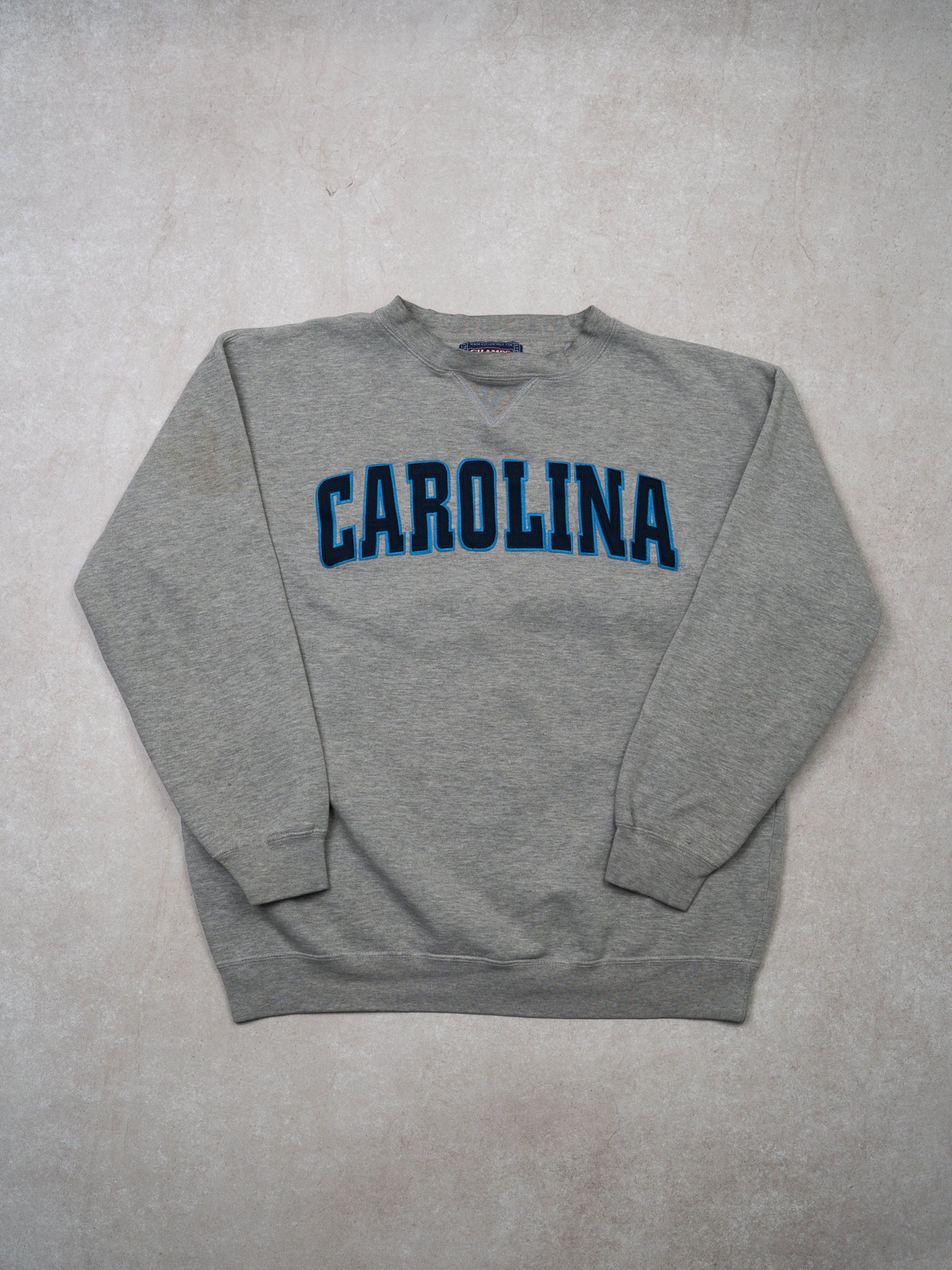 Vintage Grey Carolina x Champs Crewneck (L)