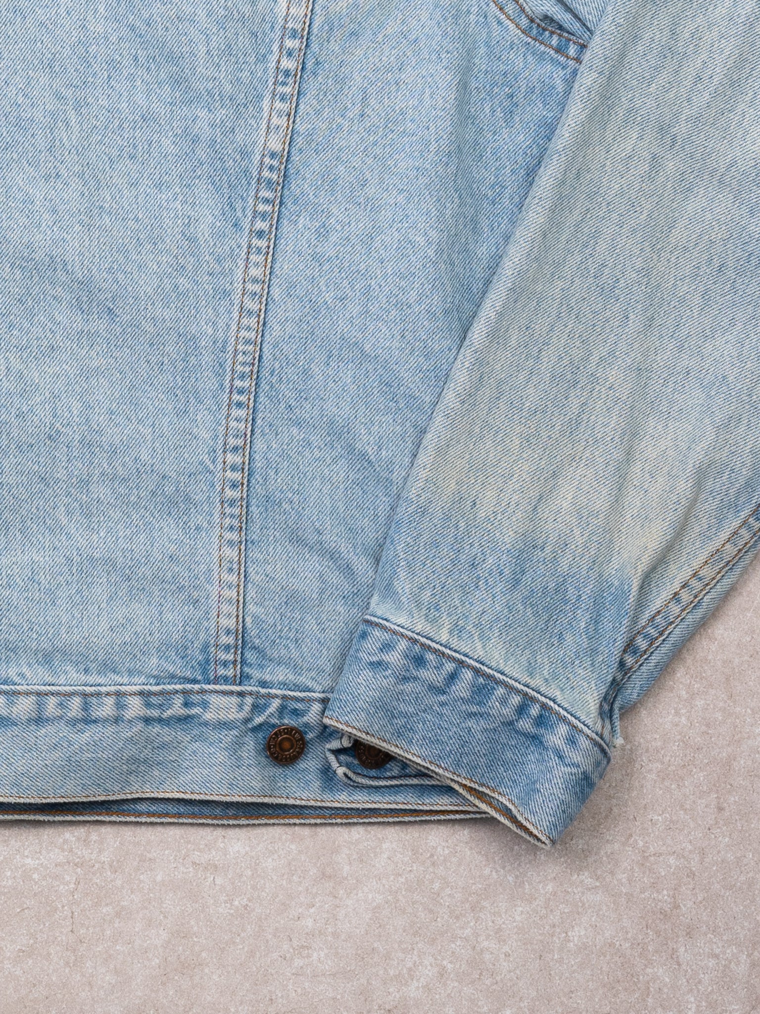 Vintage 90s Light Blue Levi Denim Jacket (S)