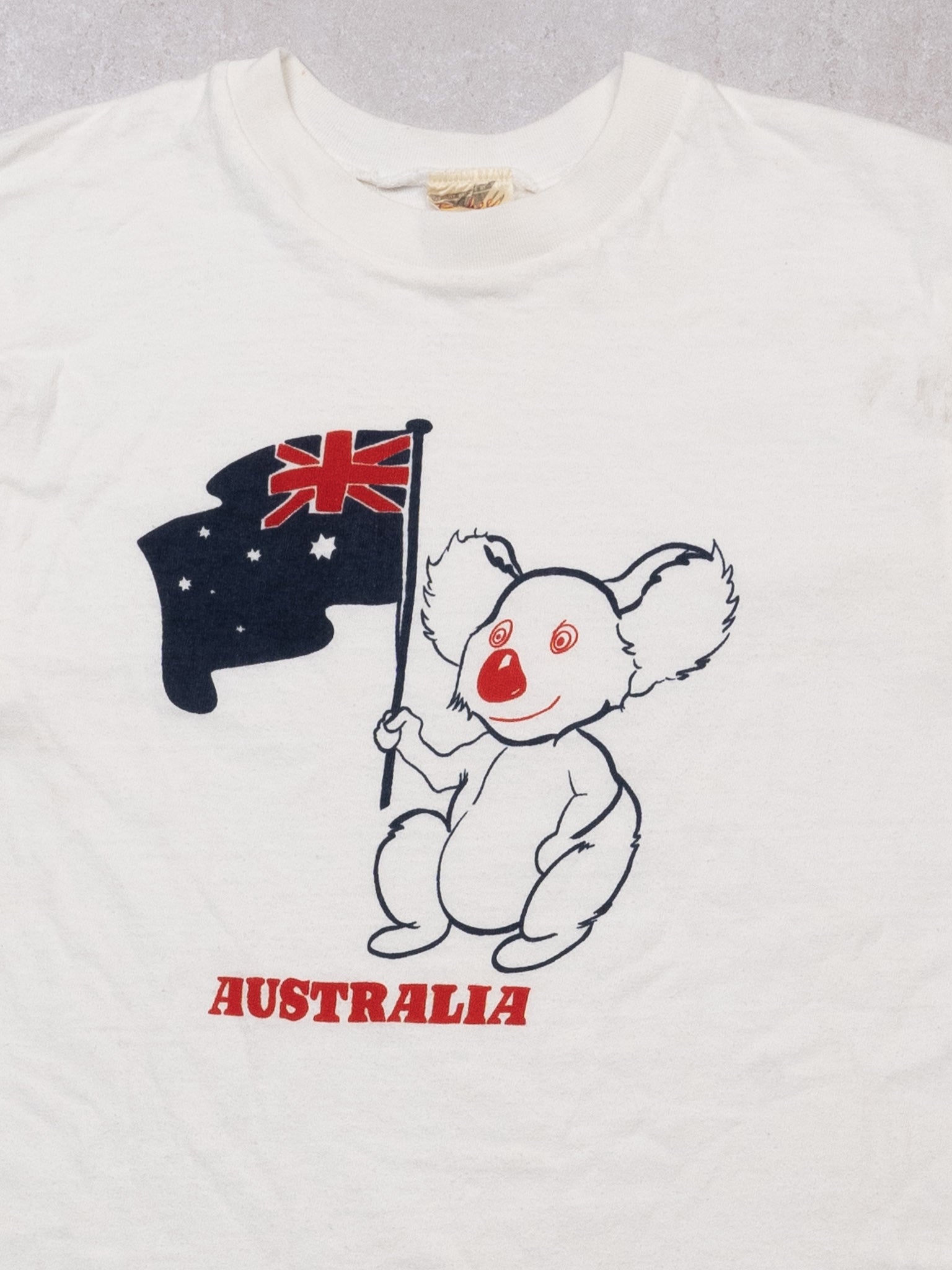 Vintage 80s Australia Kaola Stitch Tee (XS)