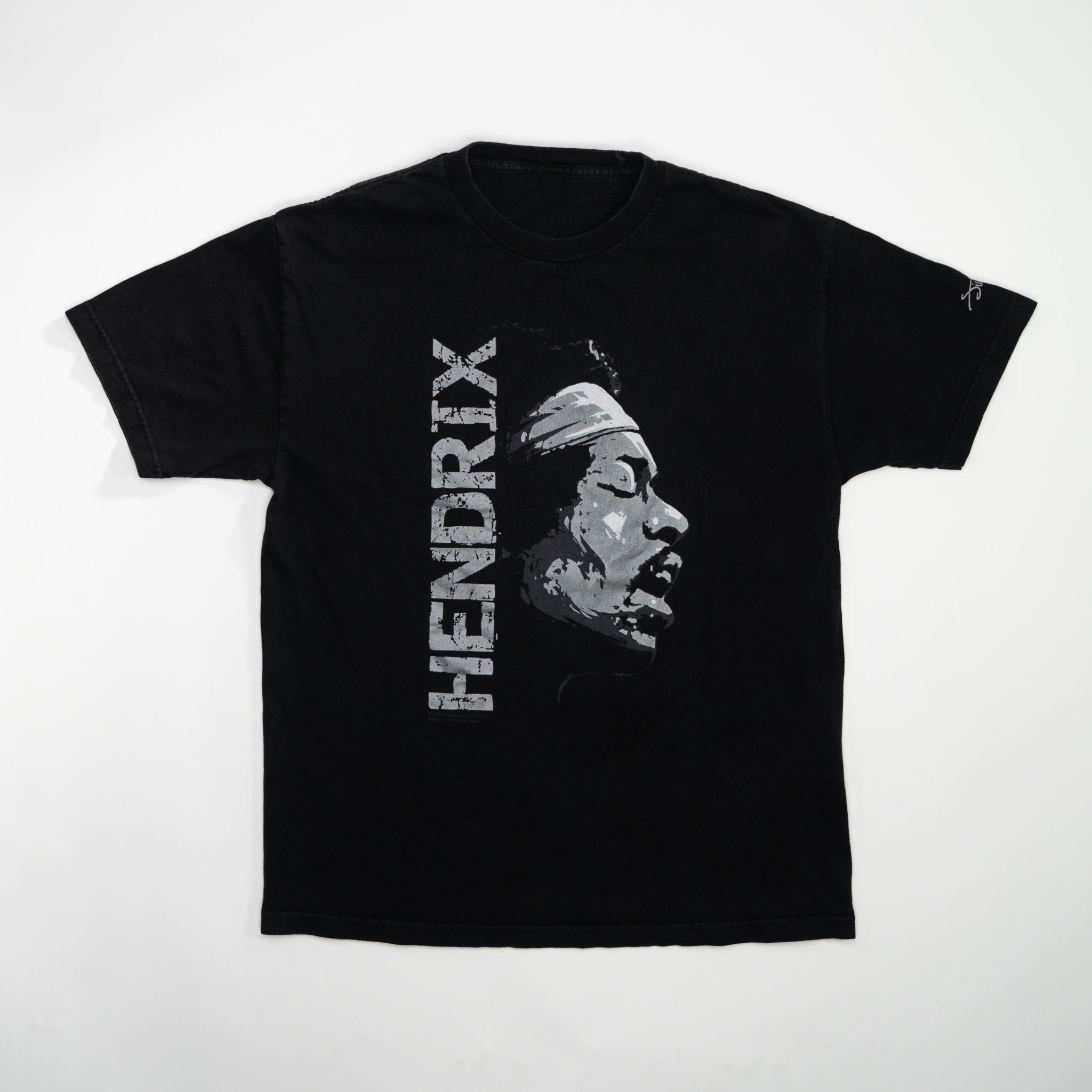 Vintage 04' Black + Grey Jimi Hendrix Tee (M)