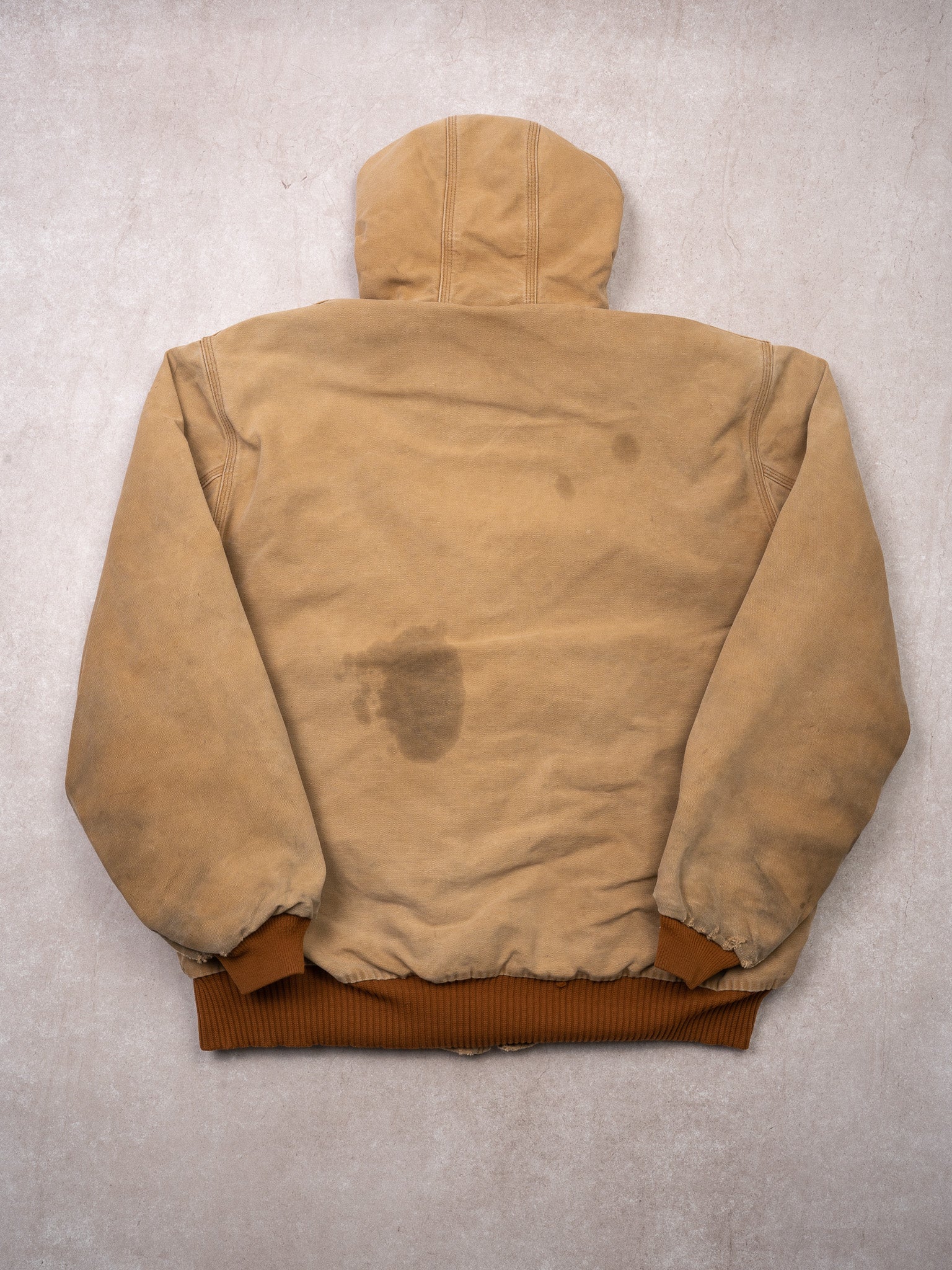 Vintage Rugged Beige Carhartt Loose Fit Duck Insulated Jacket (XL/XXL)