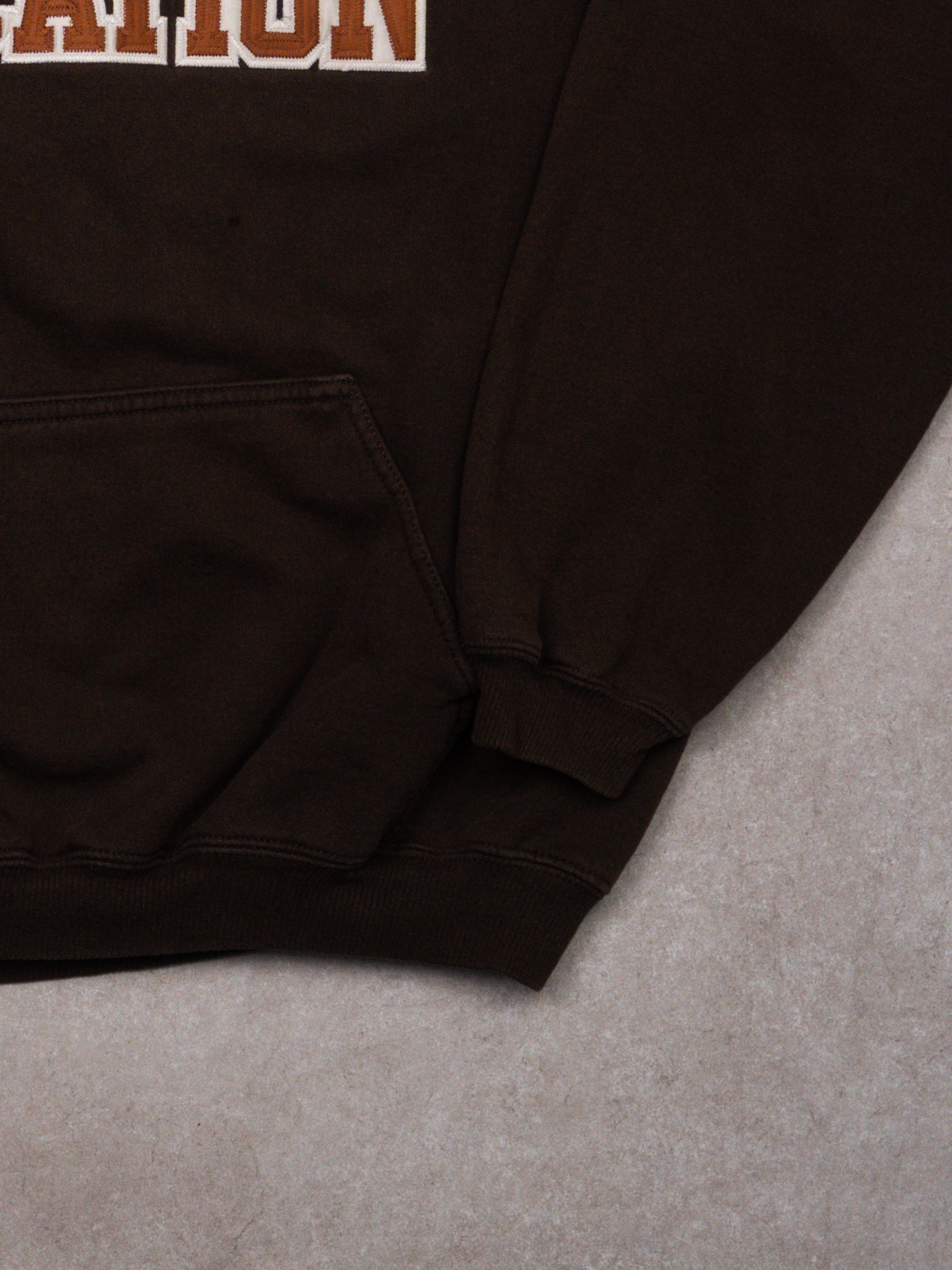 Vintage Brown Lakehead University Education Hoodie (L)