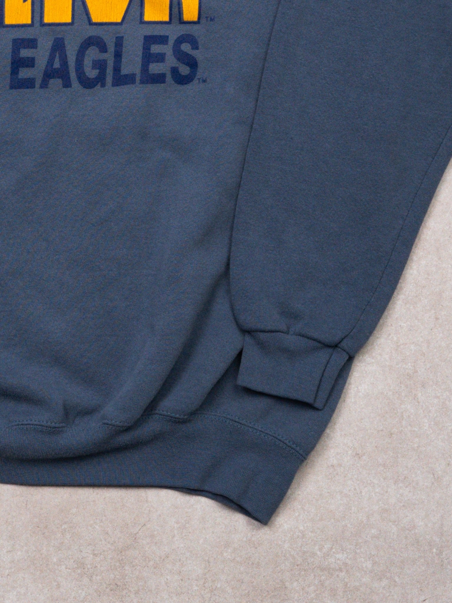 Vintage 80s Blue Clarion Golden Eagles Crewneck