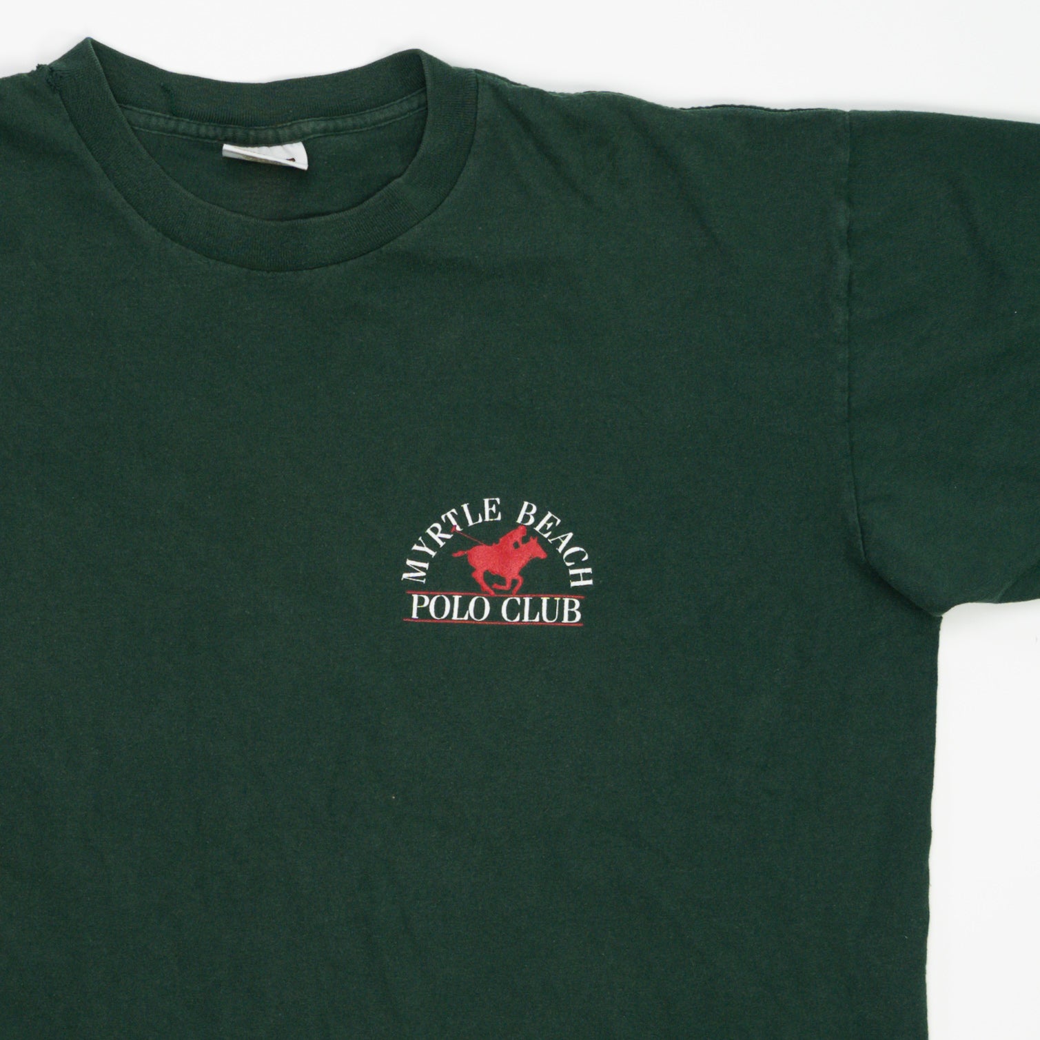 Vintage 90s Green Myrtle Beach Polo Club Shirt (XL)