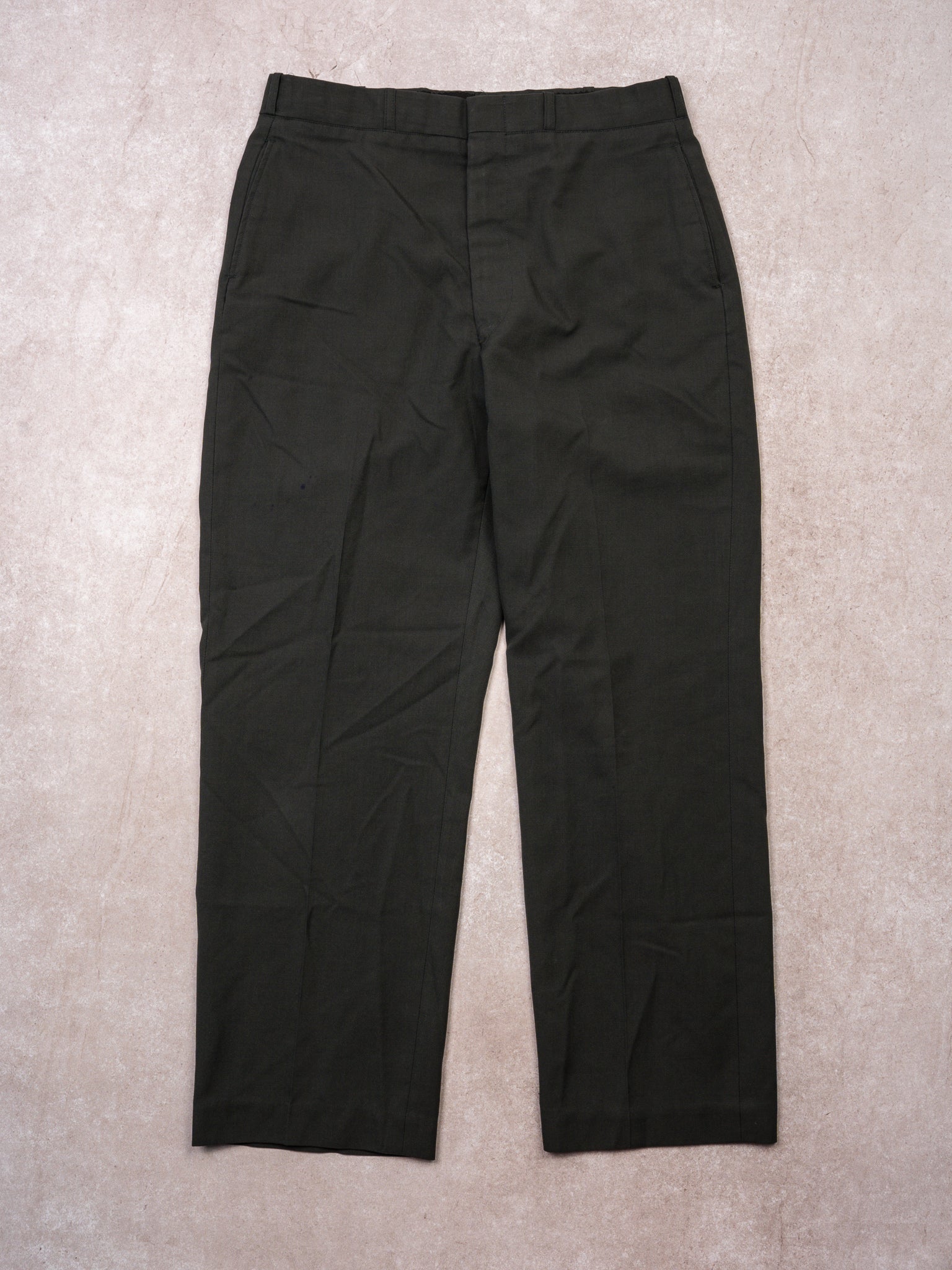 Vintage 80s Dark Green Trousers (32 x 28)