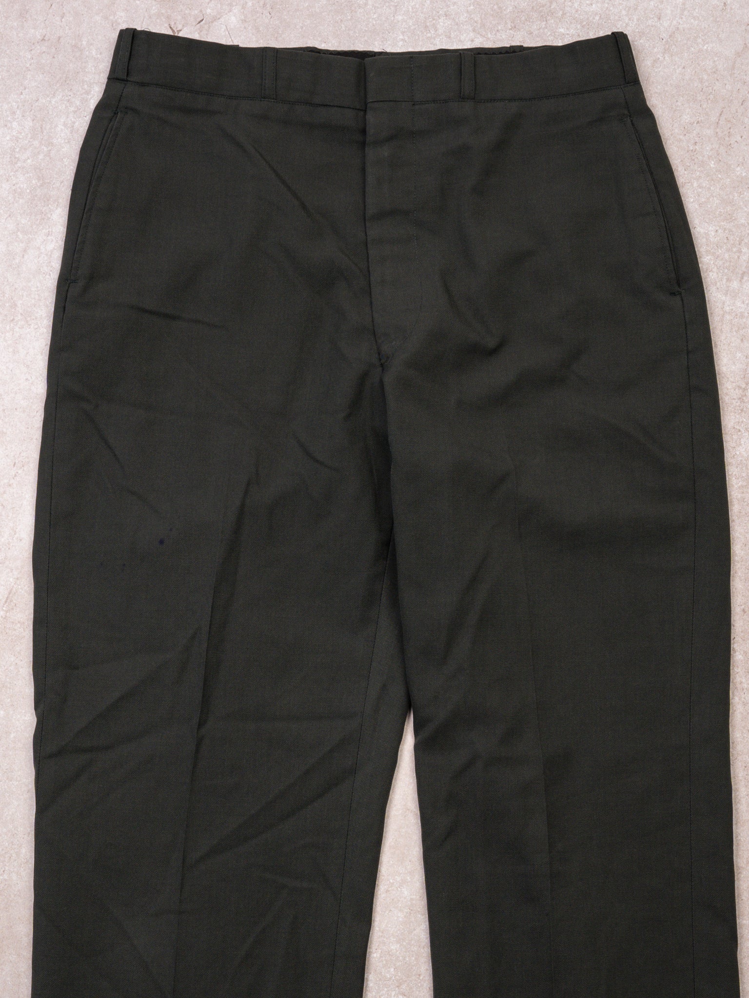 Vintage 80s Dark Green Trousers (32 x 28)