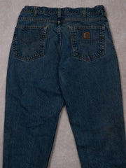 Vintage Blue Carhartt Jeans (32 x 30)