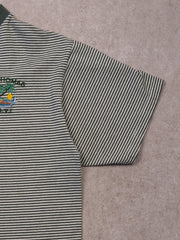 Vintage 90s Green Striped St Thomas USVI Tee (XS)