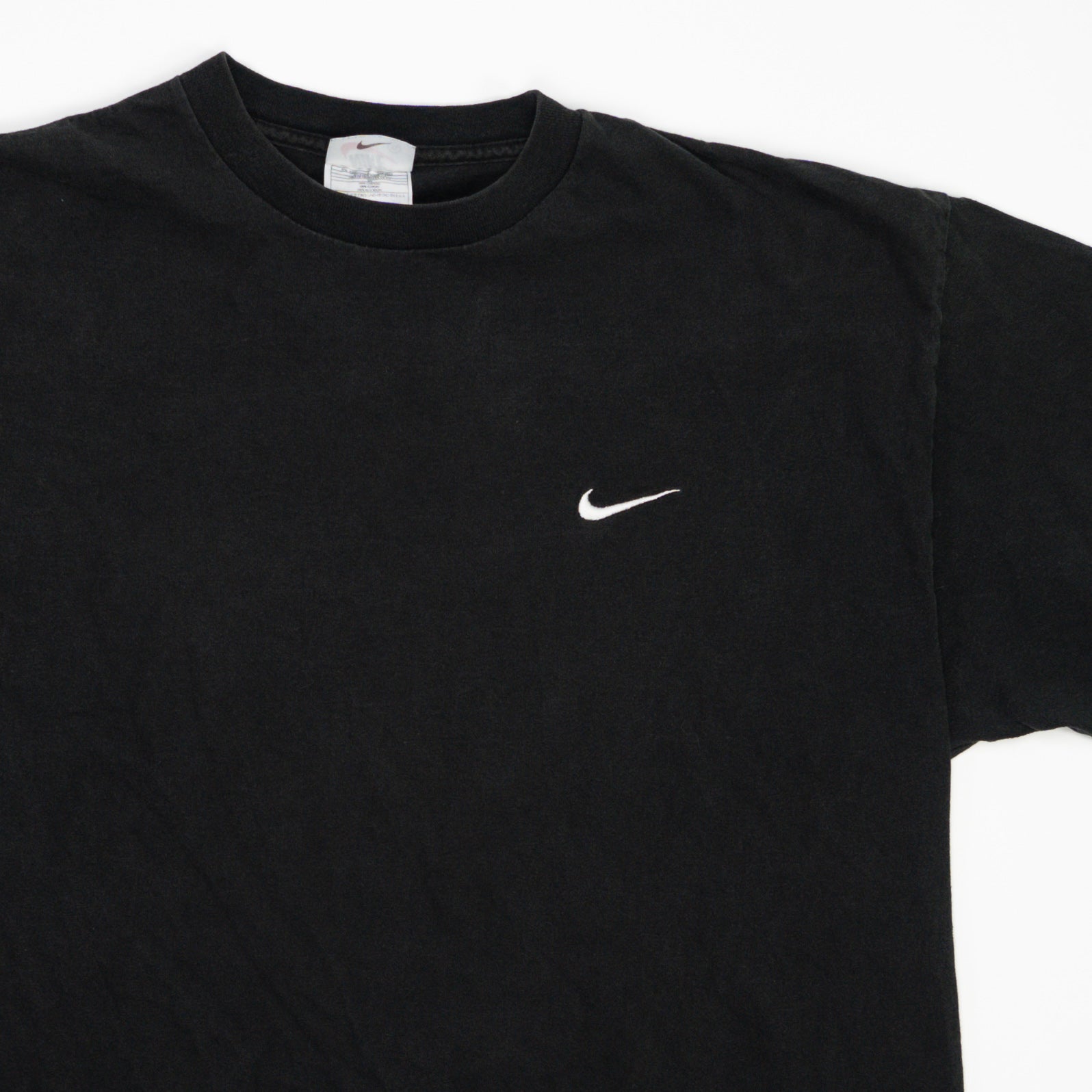 Vintage 90s Black Nike Essentials Tee (XL)