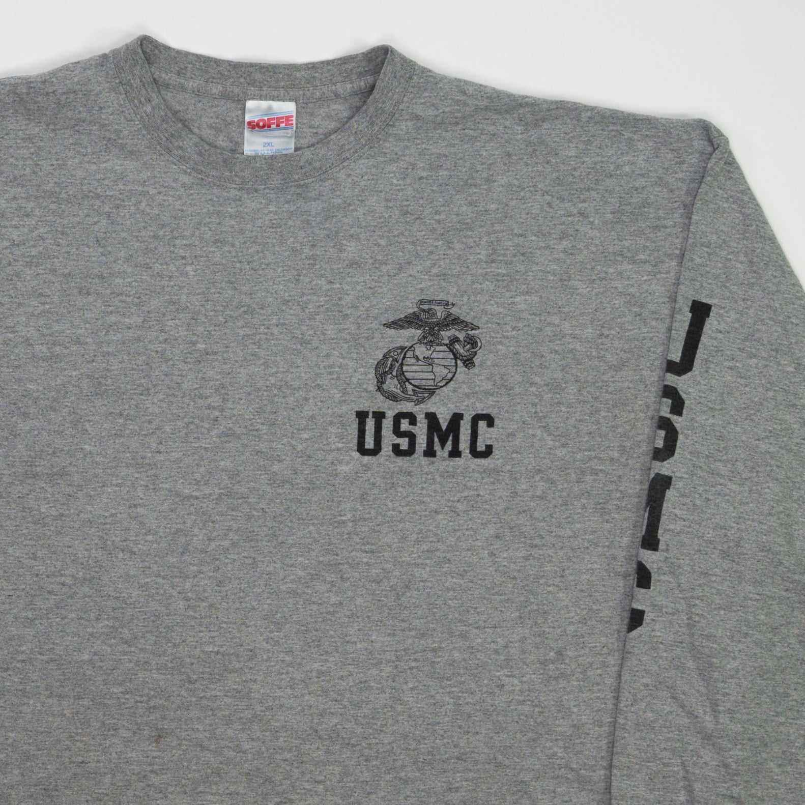 Vintage Grey USMC Long Sleeve (XXL)