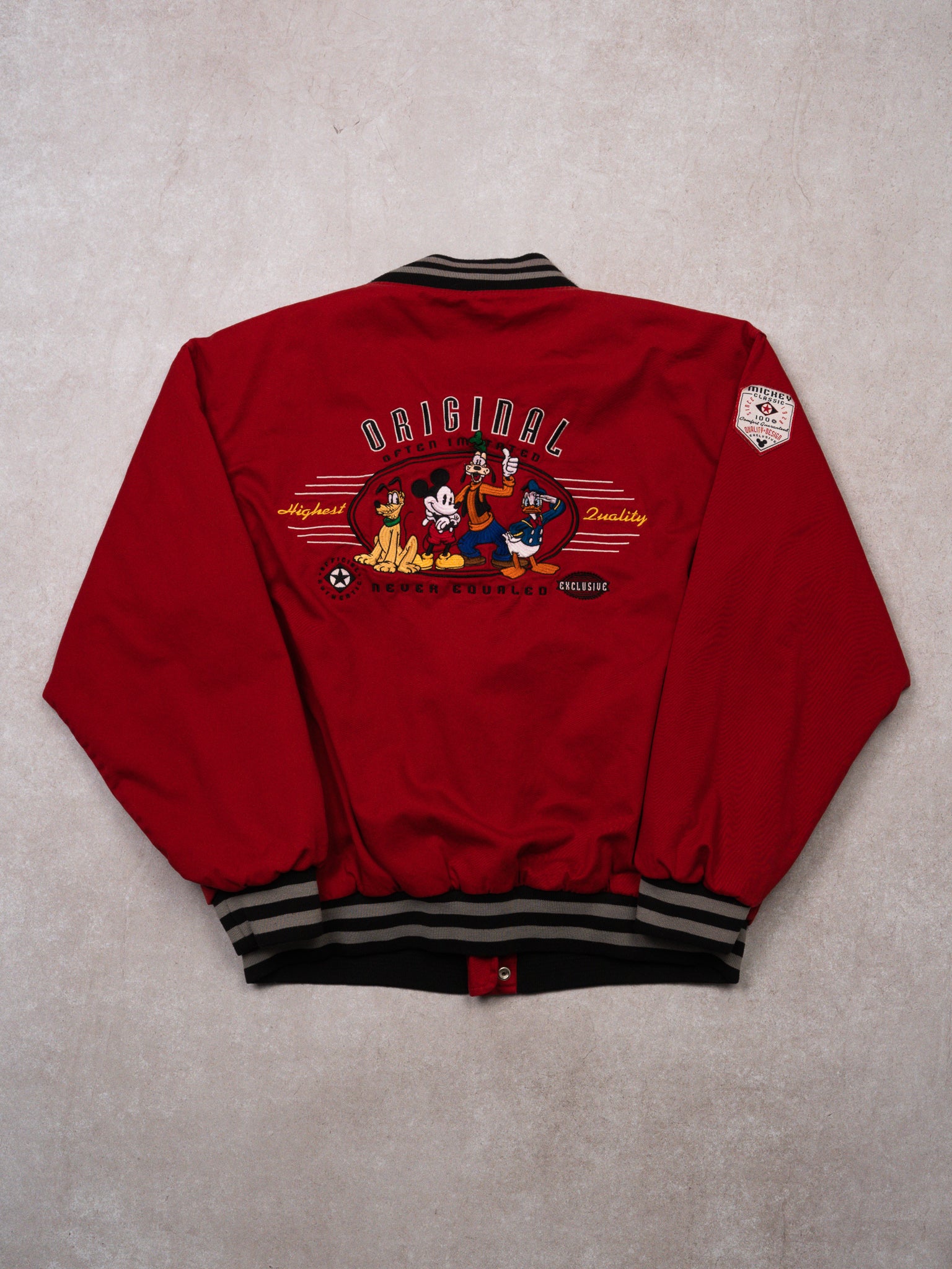 Vintage Red Mickey Mouse Original Varsity Jacket 2.0 (L)