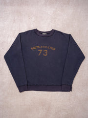 Vintage Navy + Yellow Roots 73 Crewneck (L)