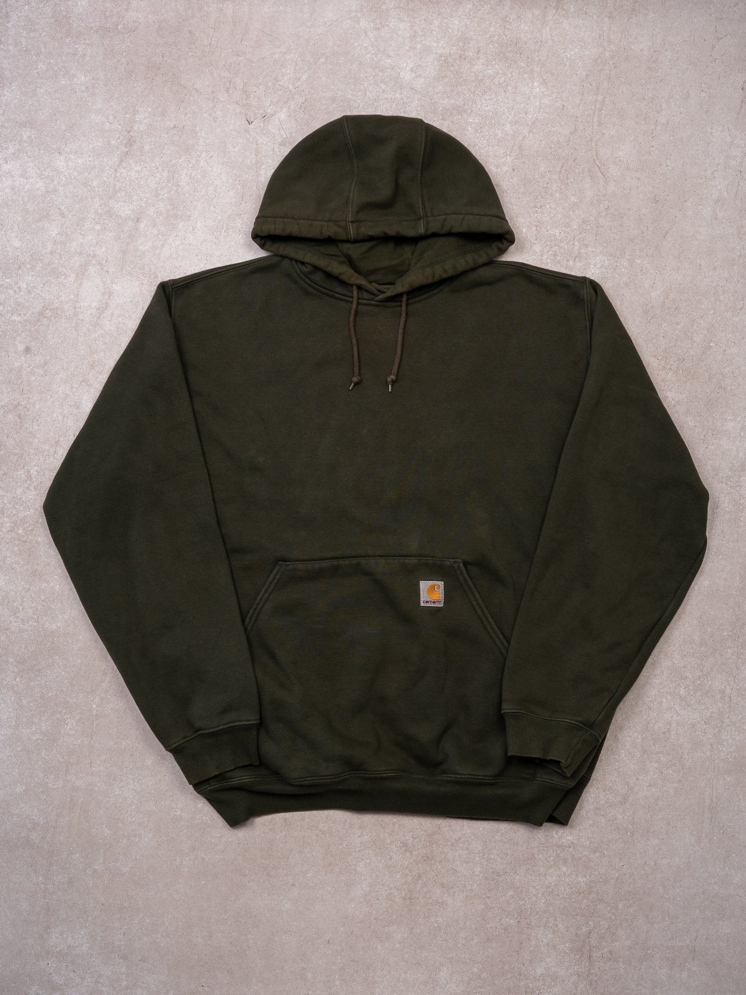 Vintage 00s Dark Green Carhartt Hoodie (XL)