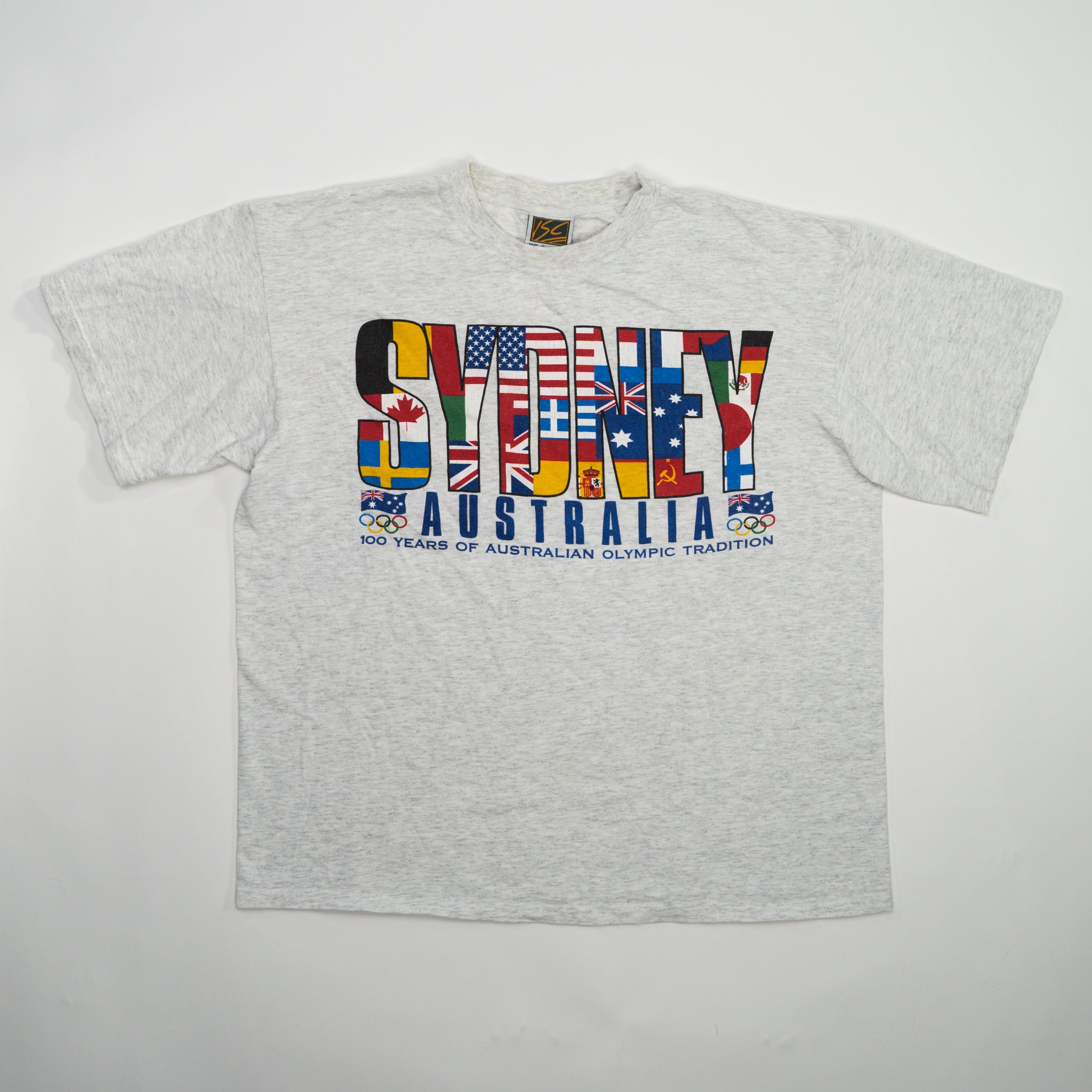 Vintage 01' Grey Sydney Australia 100 Yeas Tee (L)
