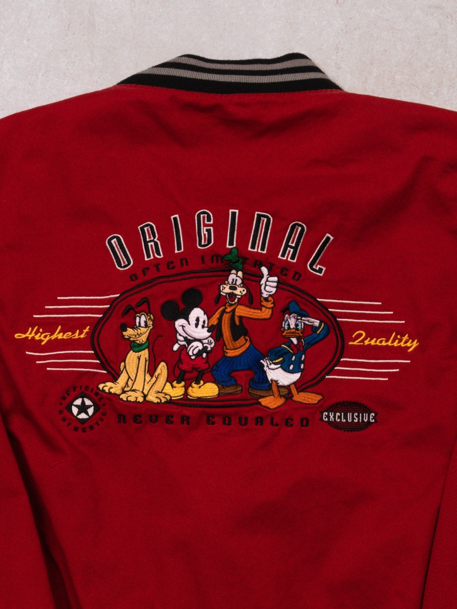 Vintage Red Mickey Mouse Original Varsity Jacket 2.0 (L)