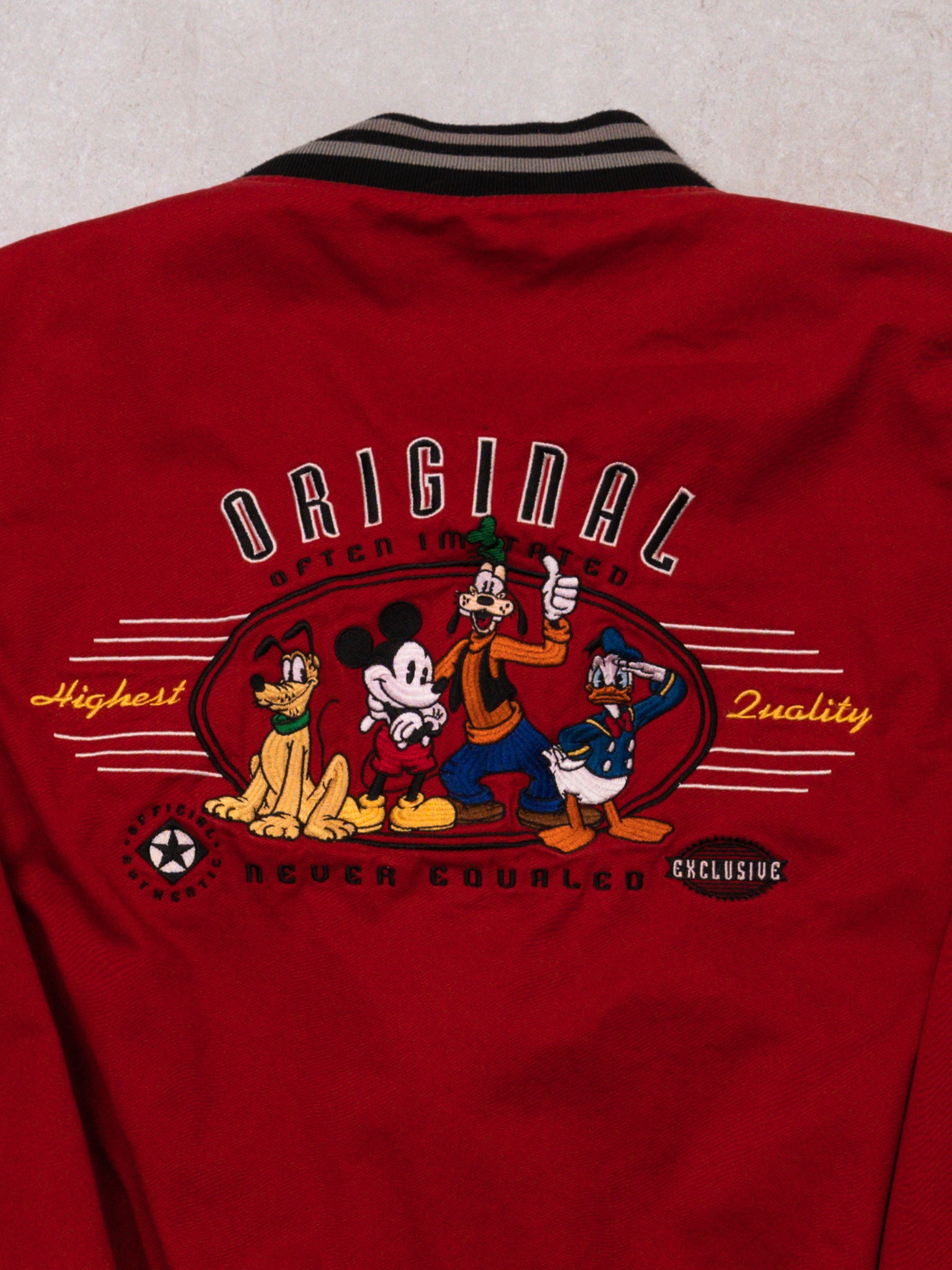 Vintage Red Mickey Mouse Original Varsity Jacket 2.0 (L)