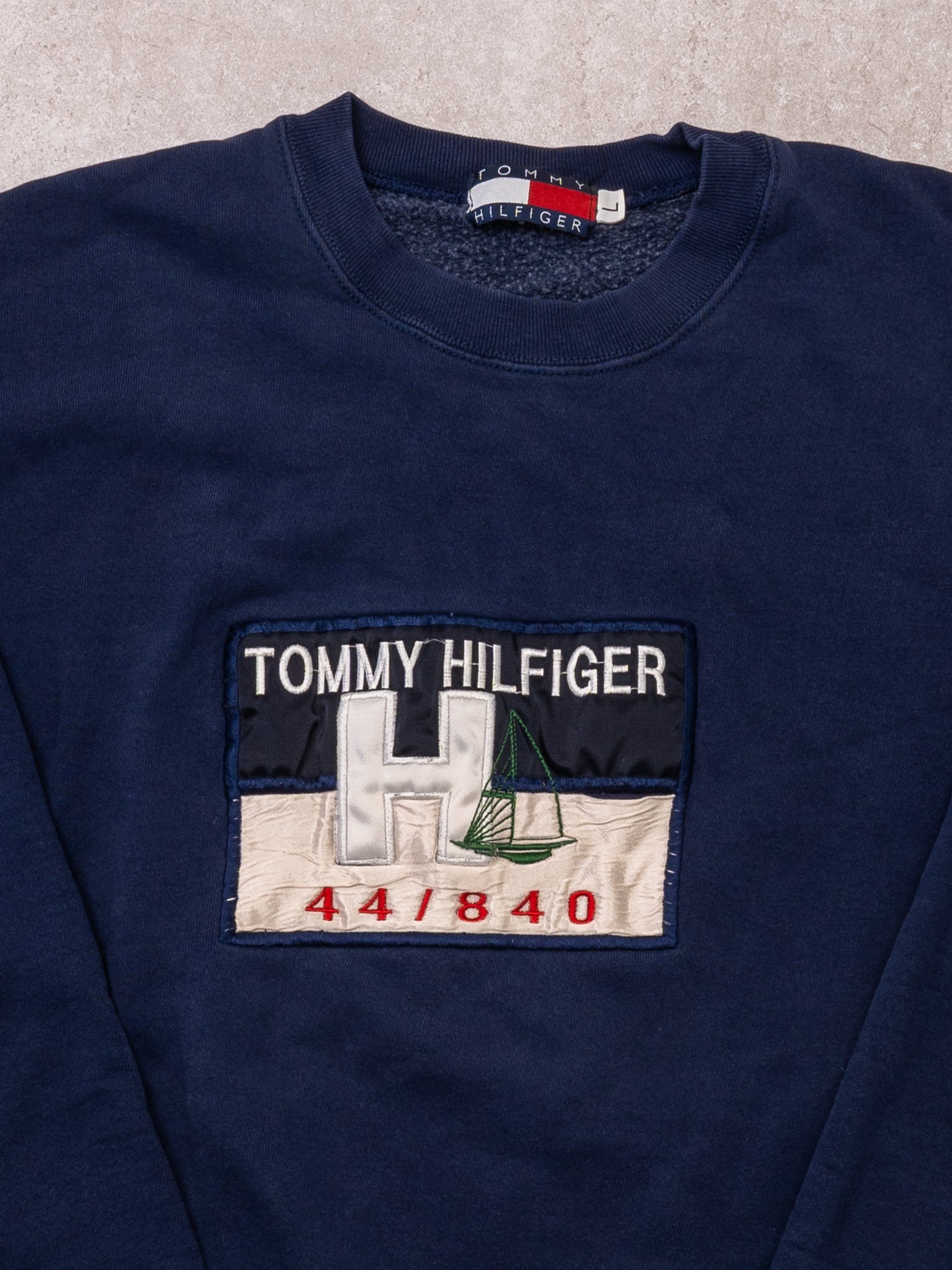 Vintage 90s Tommy Hilfiger 44/840 Sailing Crewneck (M)