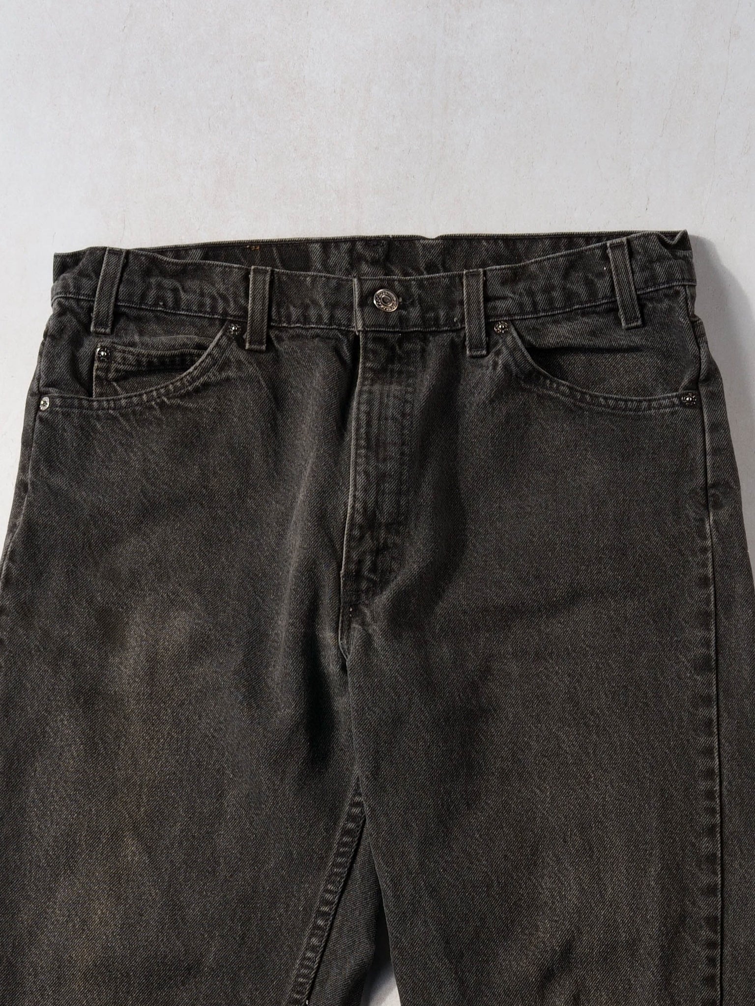 Vintage 70s Black Levi's 505 Denim Jeans (34x32)