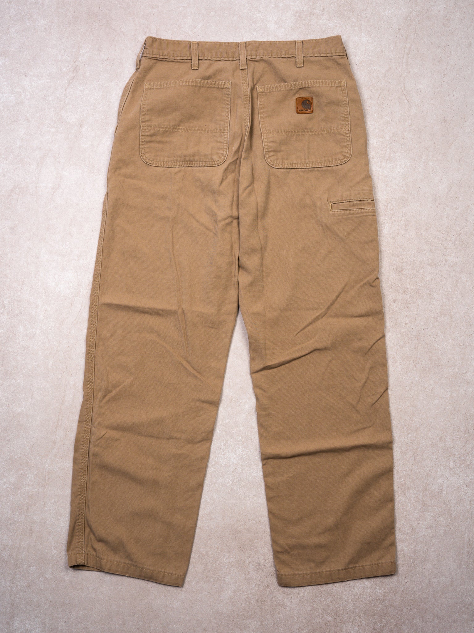 Vintage 90s Beige Carhartt Dungaree Cargo Pants (30 x 30
