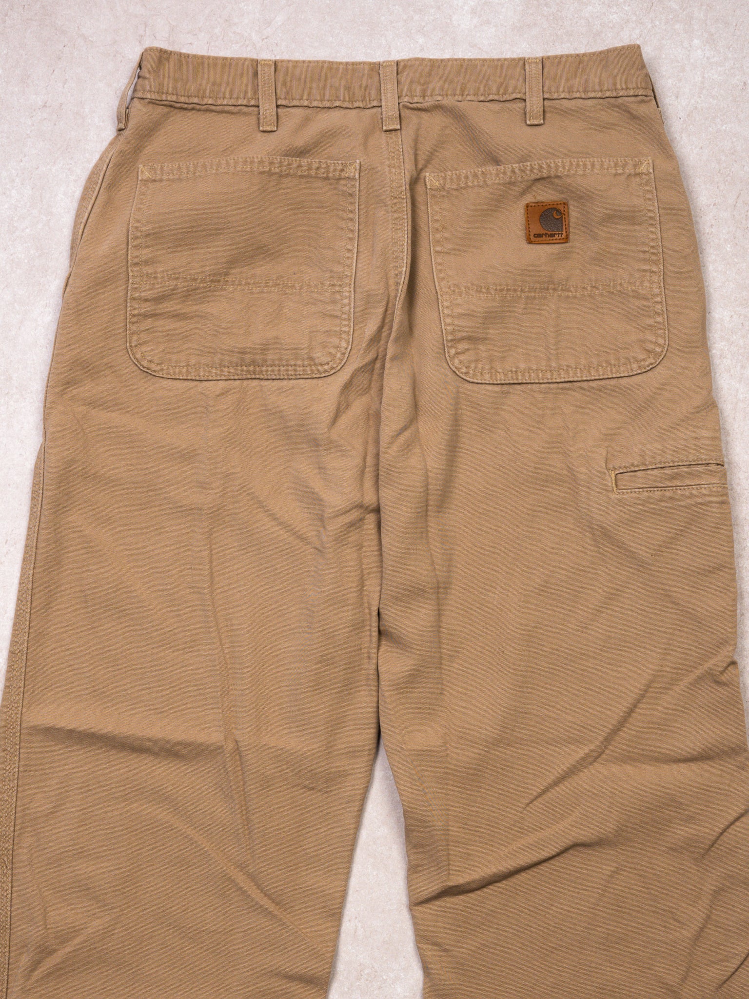Vintage 90s Beige Carhartt Dungaree Cargo Pants (30 x 30