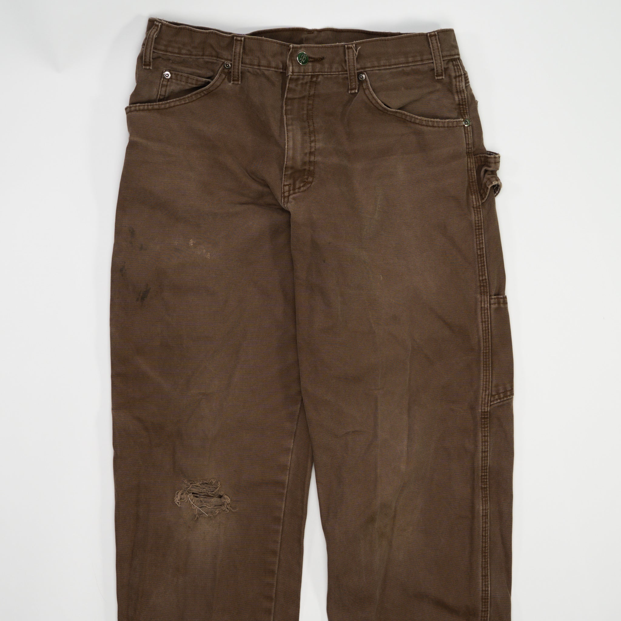 Vintage Brown Dickies w/ Knee Rip Pants (32 x 32)