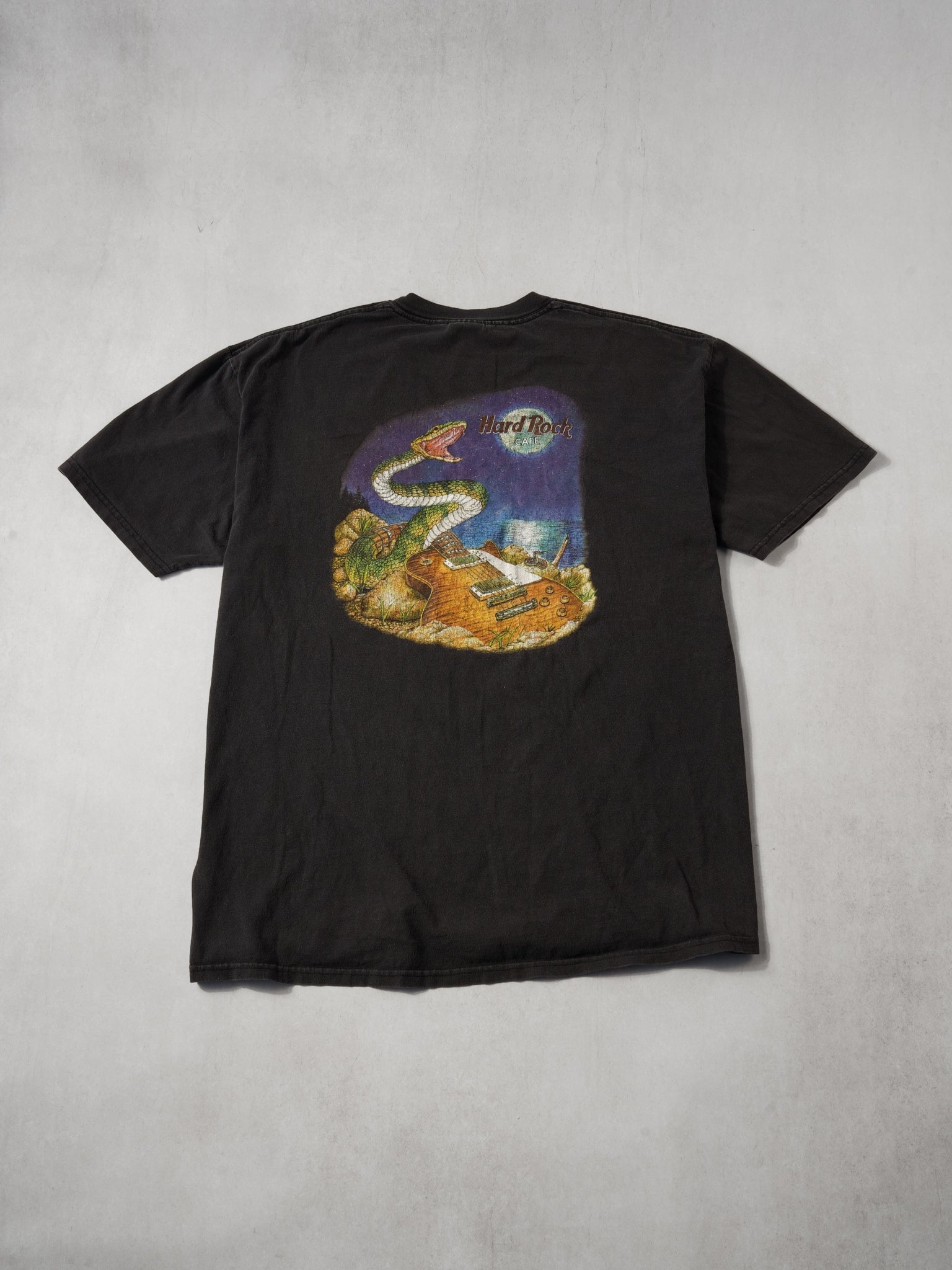Vintage 90s Washed Black Hard Rock Cafe Toronto Tee (L)