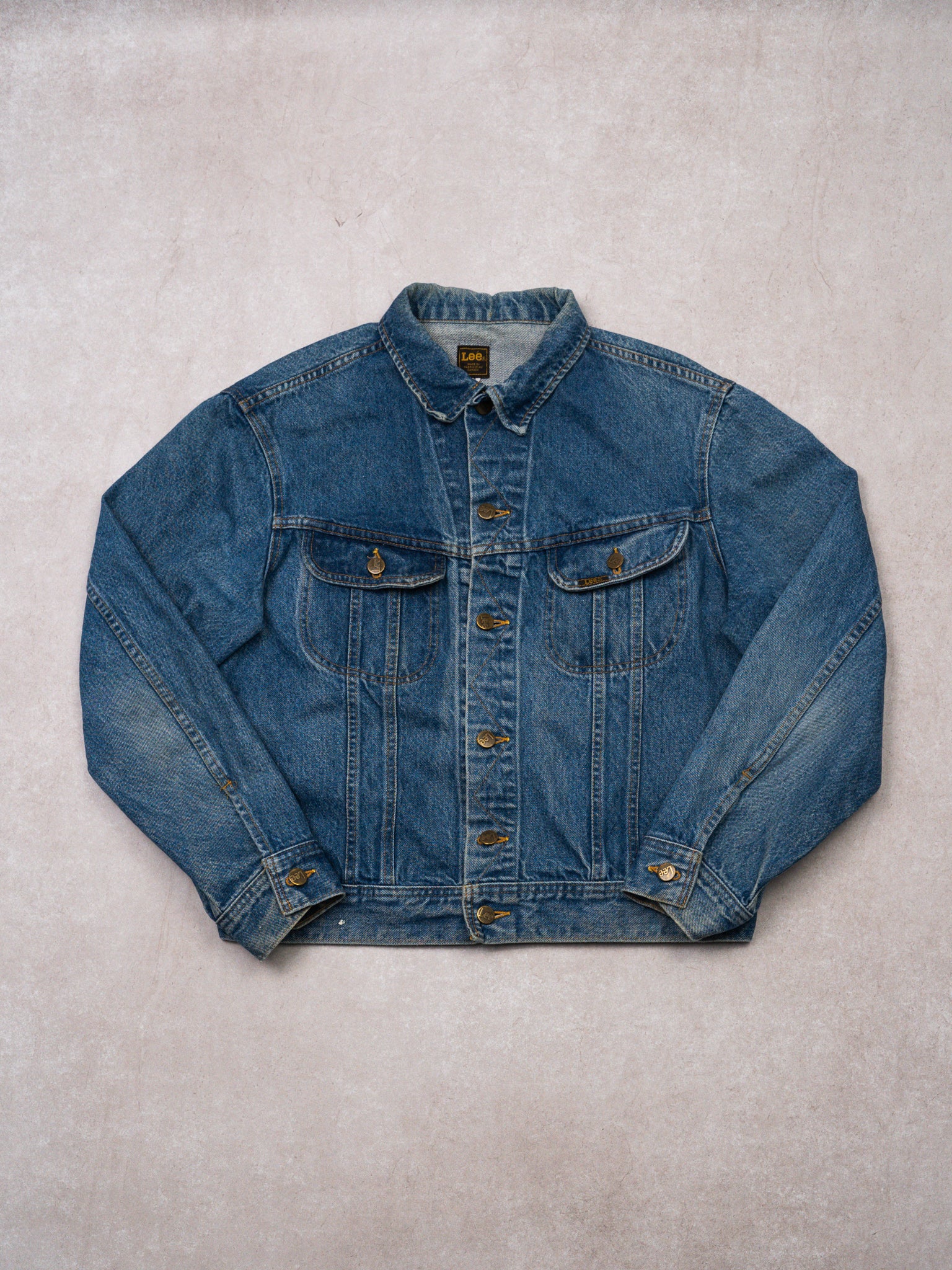 Vintage 80s Blue Lee Denim Jacket (M)