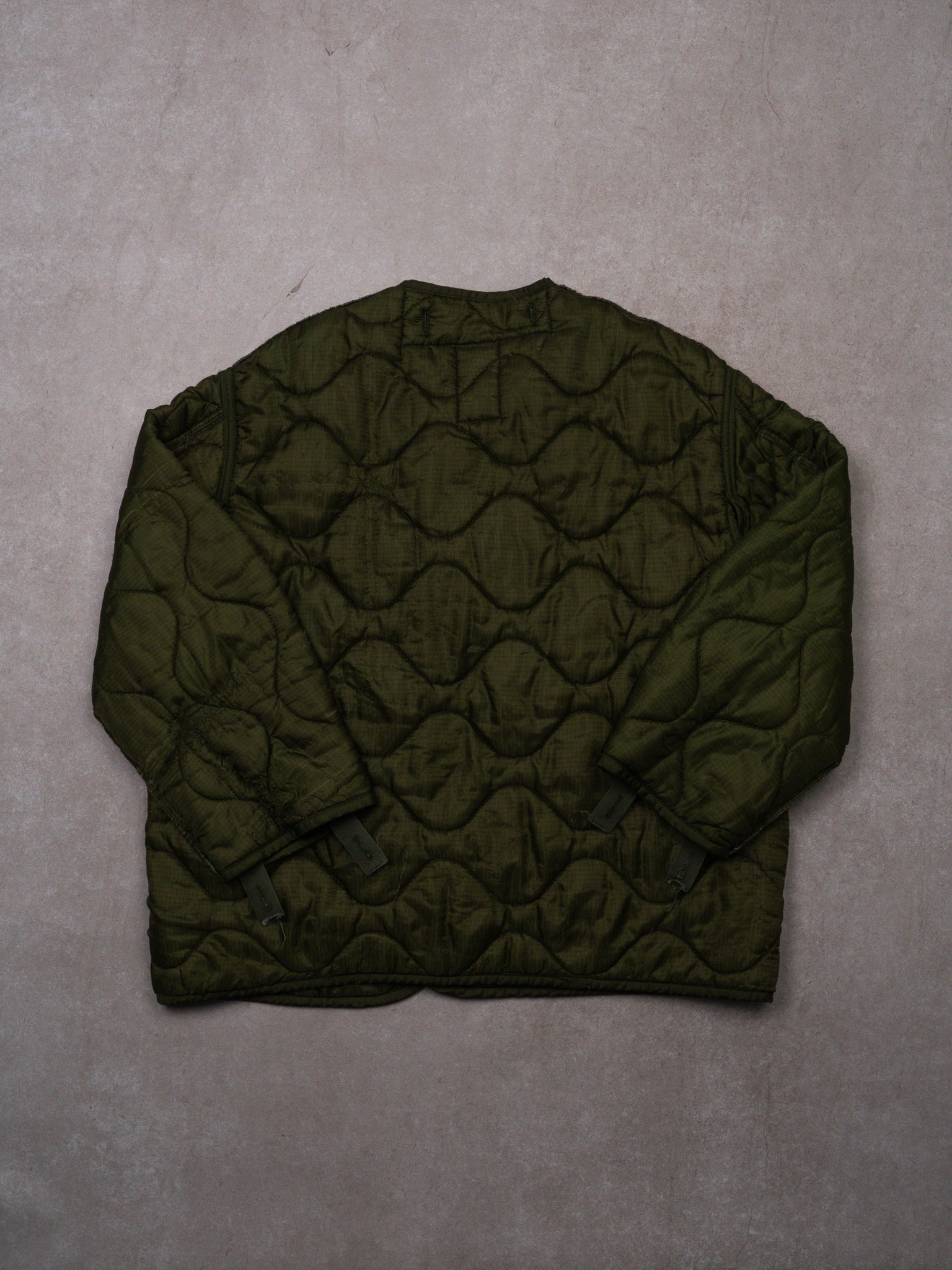 Vintage '89 Green Army Liner Jacket (L)
