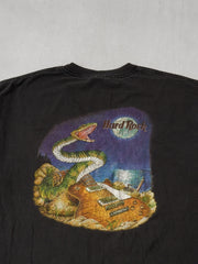 Vintage 90s Washed Black Hard Rock Cafe Toronto Tee (L)