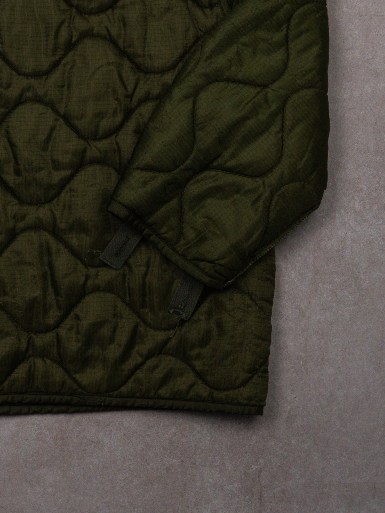 Vintage '89 Green Army Liner Jacket (L)
