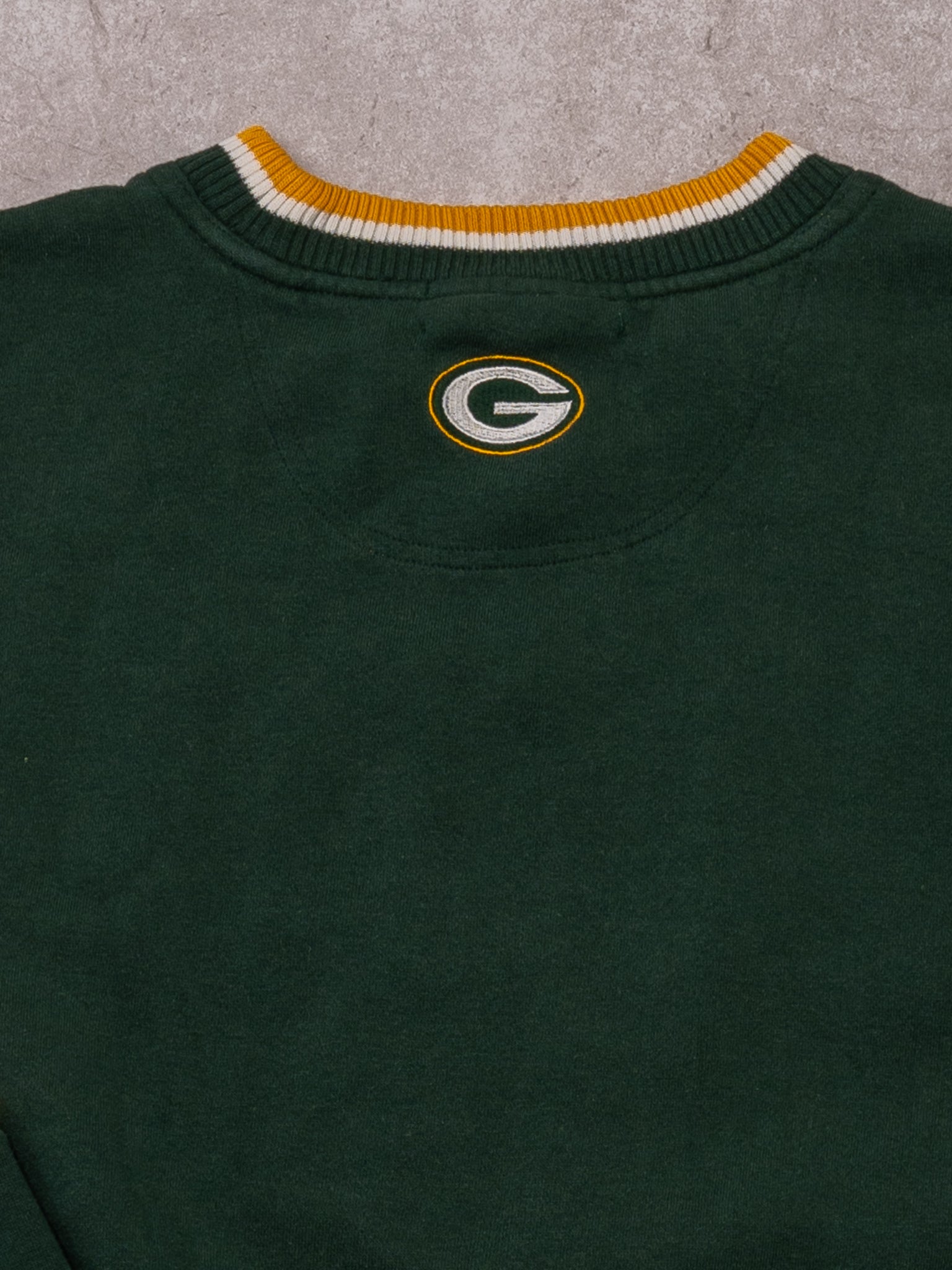 Vintage 90s Green + Yellow Packers x Lee Sport Crewneck (XL)
