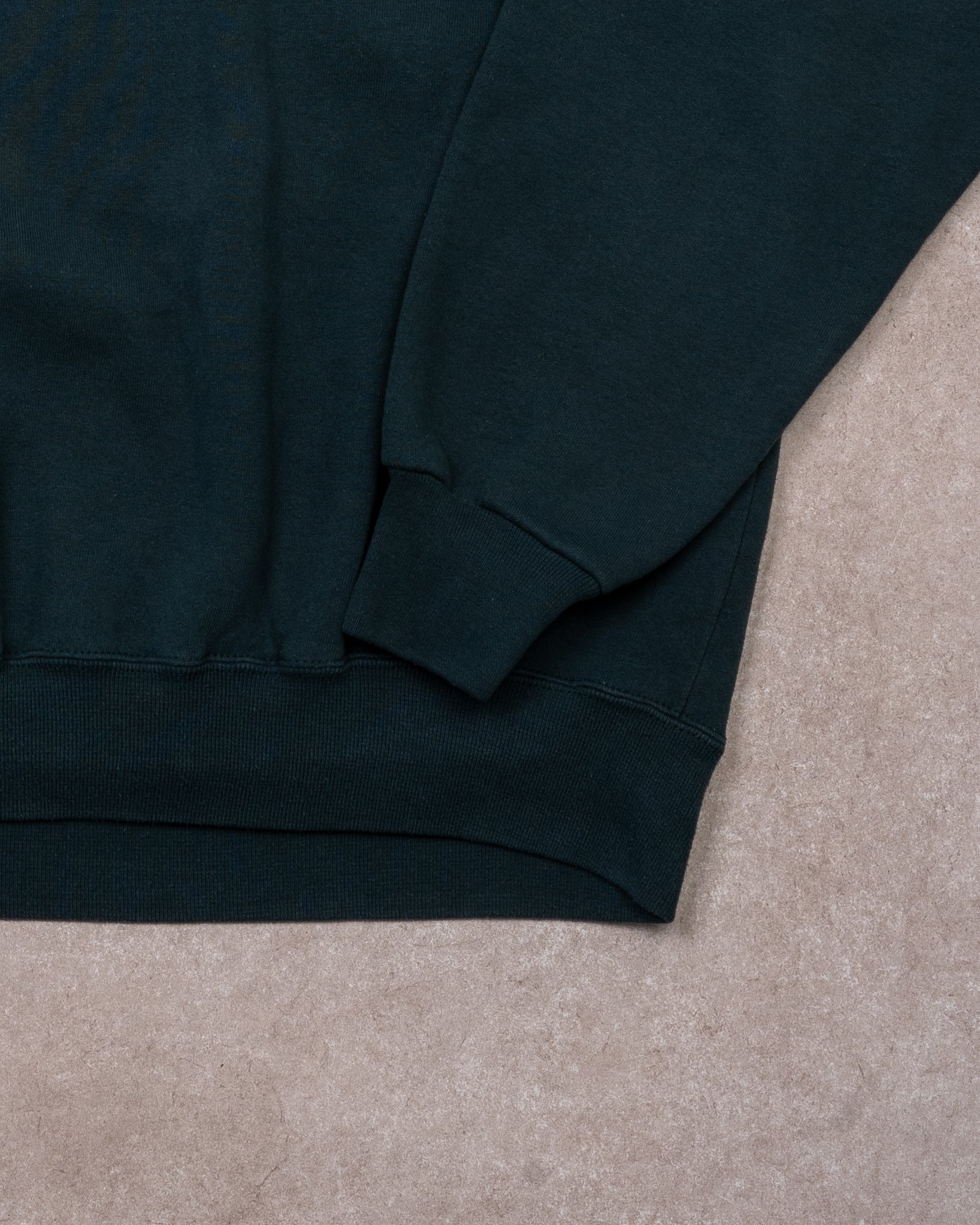 Vintage 90s Green-Blue Russell Athletics 1/4 Zip Sweater (L)