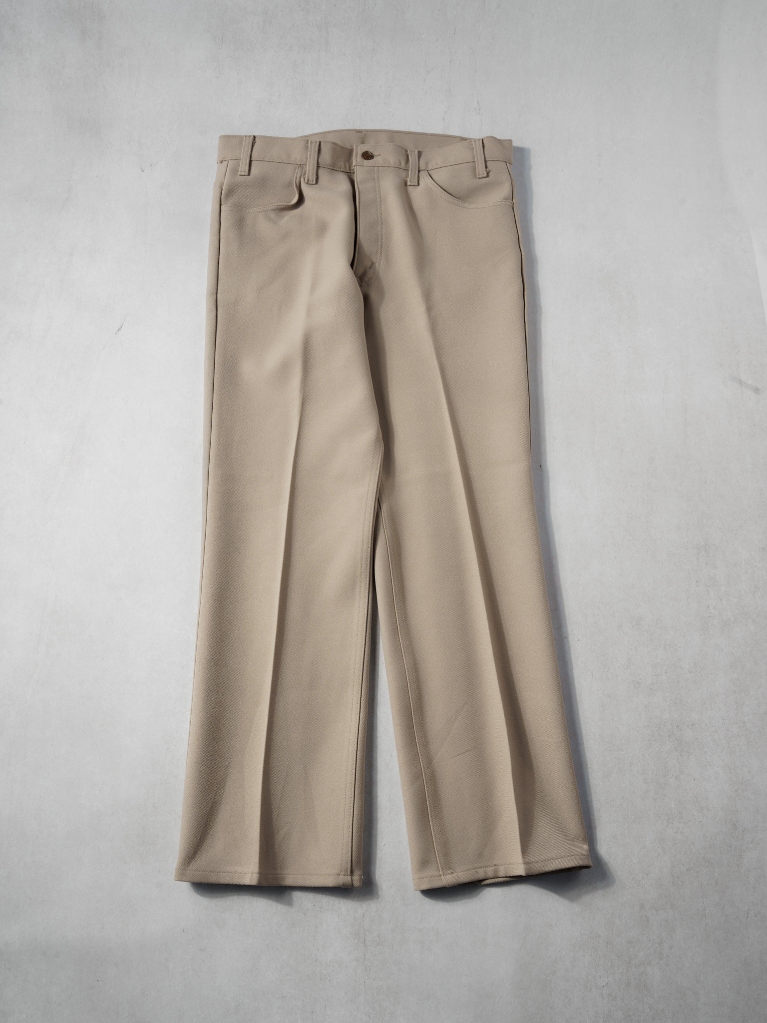 Vintage 80s Beige Levi's Dress Pants (36x31)