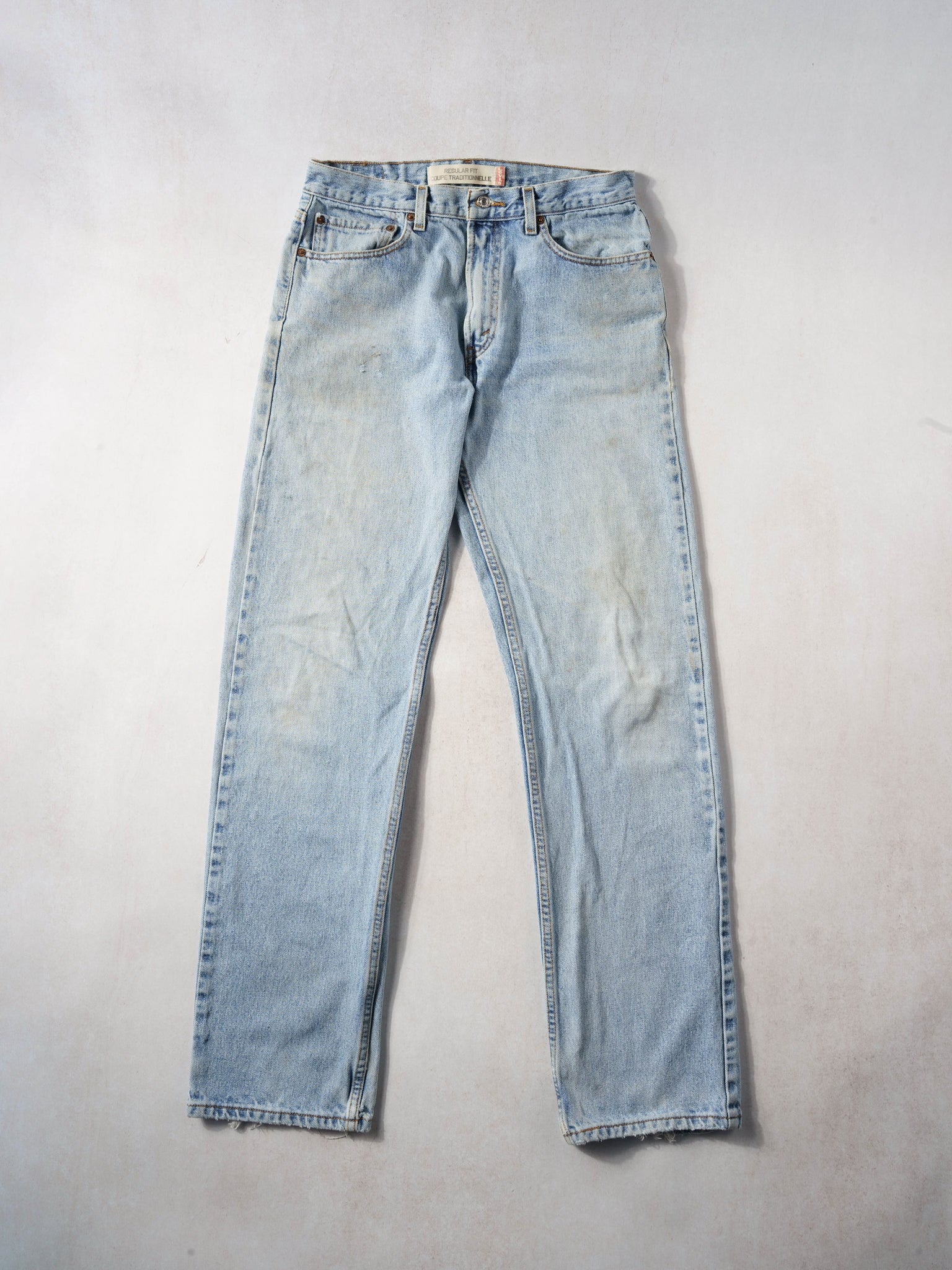 Vintage 90s Light Blue Levi's 505 Denim Jeans (32x34)