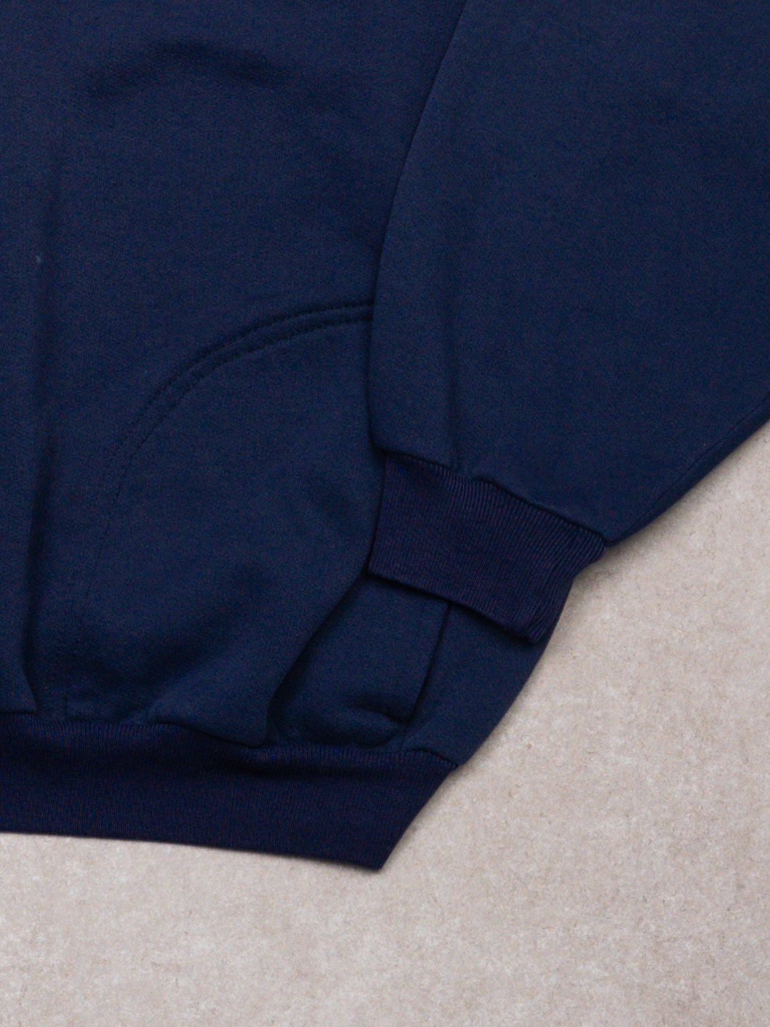 Vintage 80s Blue Mountains Australia 1/4 Button Sweatshirt (M)