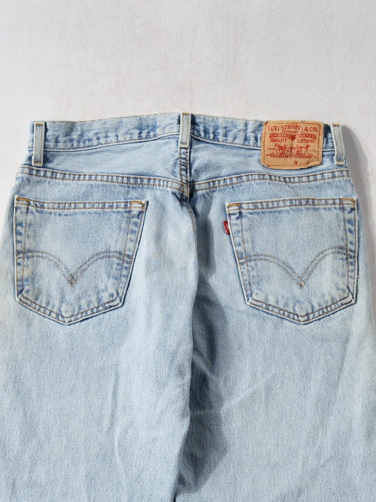 Vintage 90s Light Blue Levi's 505 Denim Jeans (32x34)