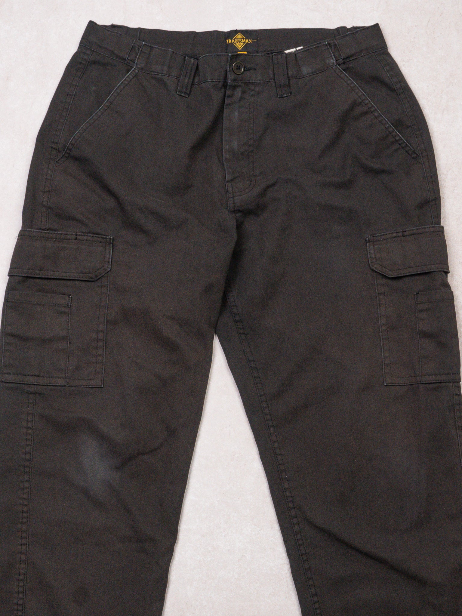 Vintage Black Tradesmax Cargo Pants (32 x 25)