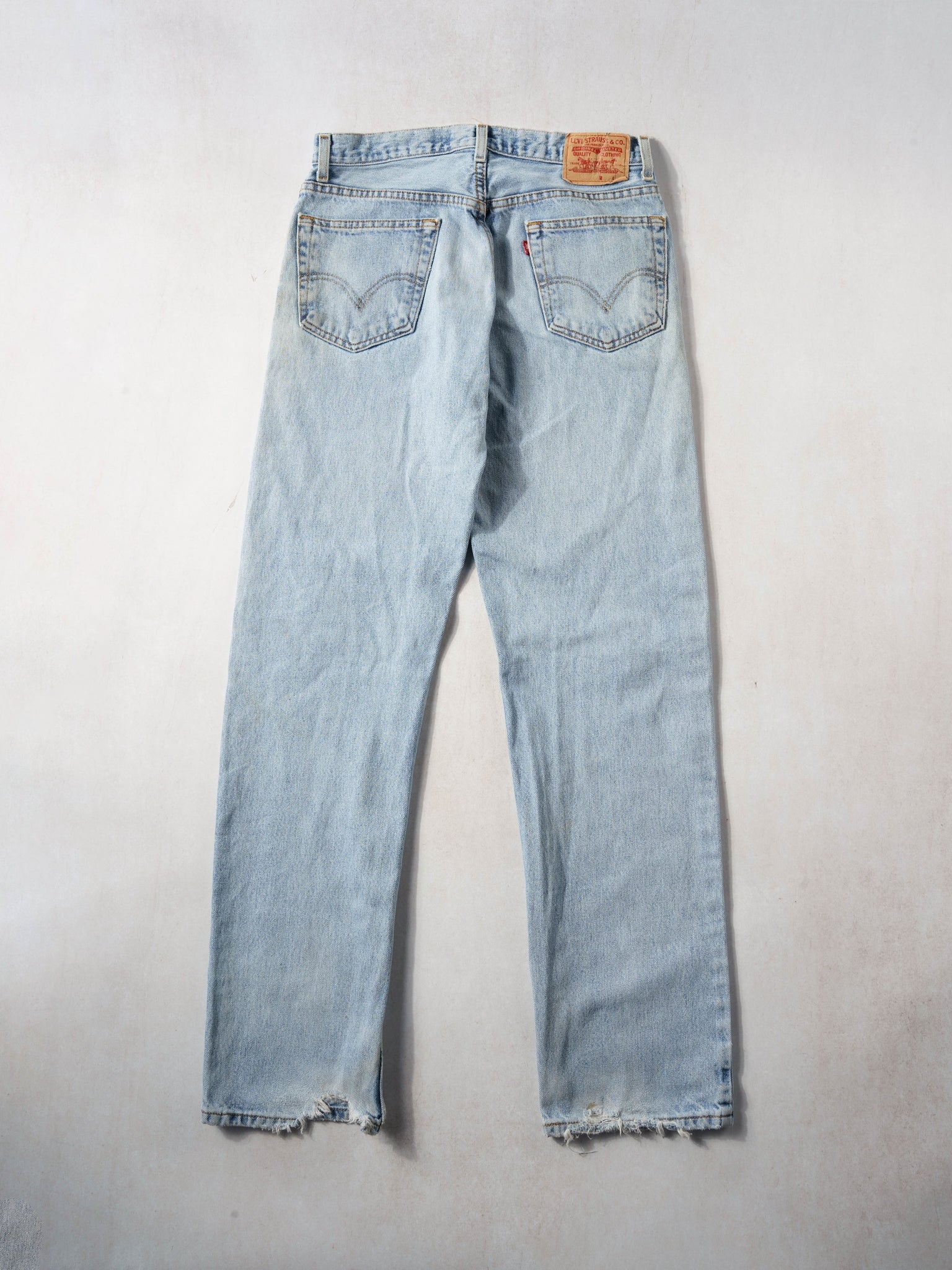 Vintage 90s Light Blue Levi's 505 Denim Jeans (32x34)