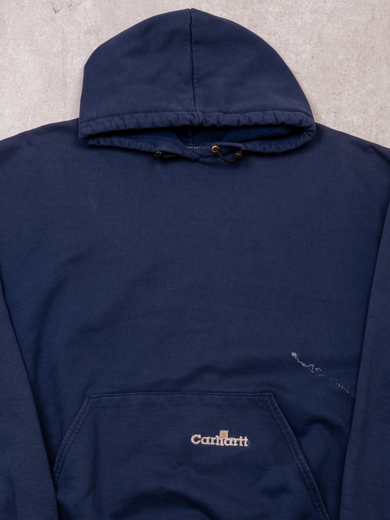 Vintage Y2K Blue Carhartt Essential Hoodie (XL)